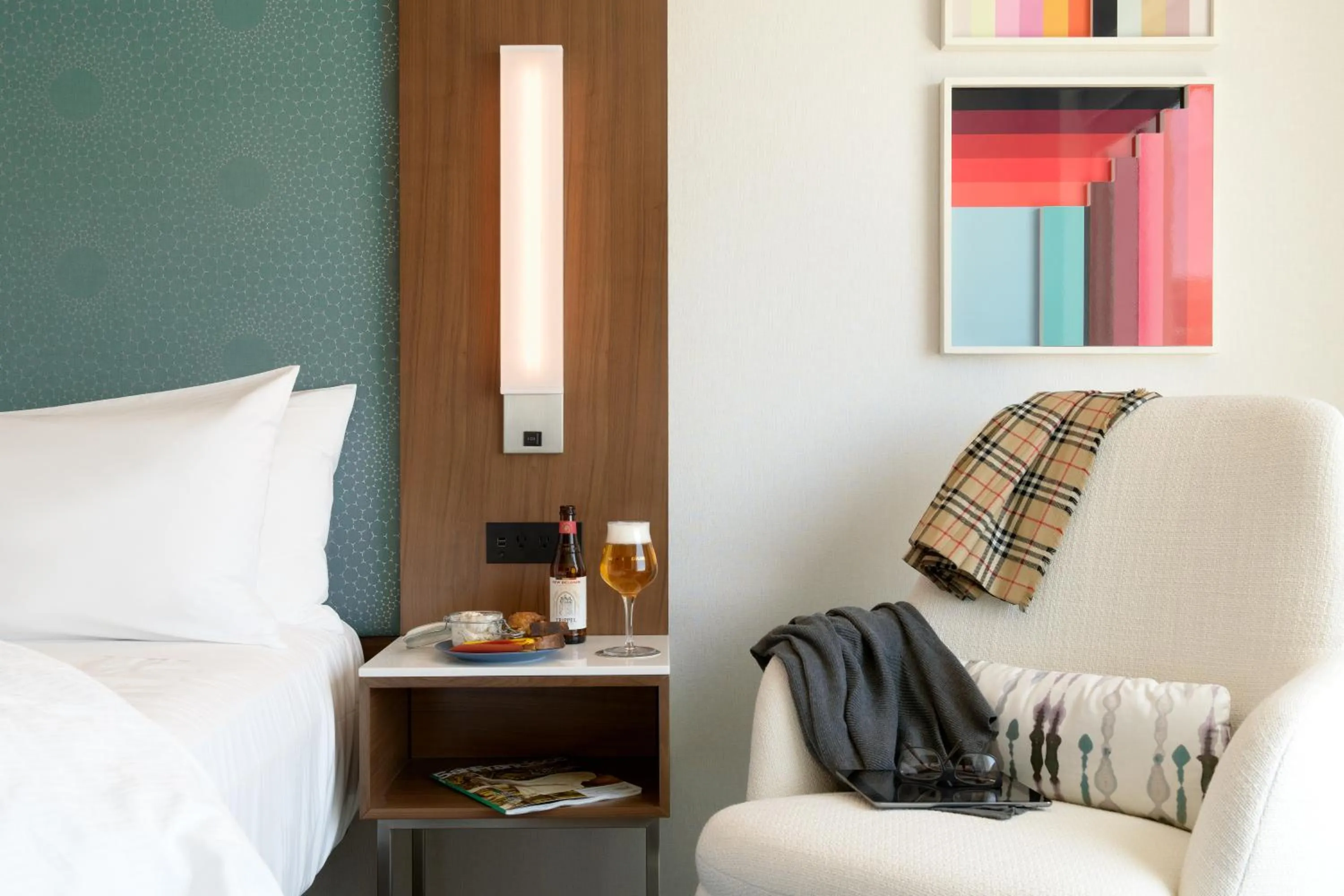 Bed in LUMA Hotel San Francisco