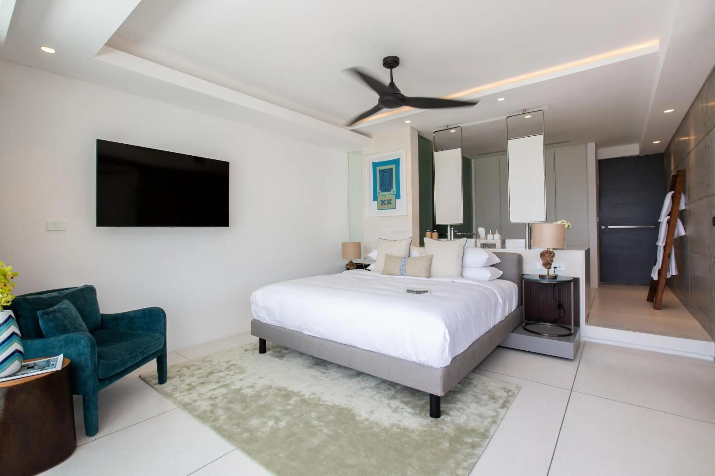 Bedroom, Bed in Kerem Luxury Beachfront Villas