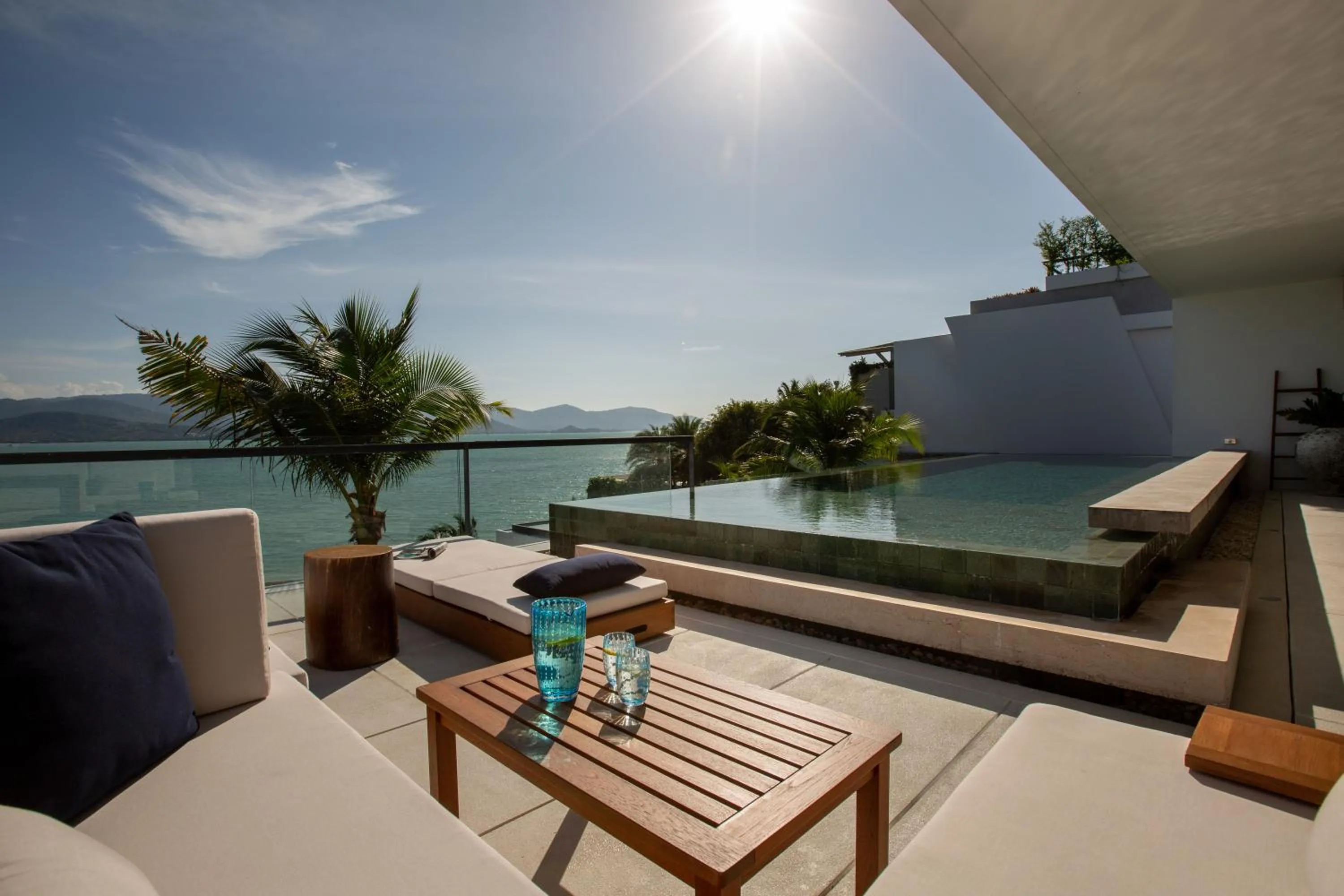 Patio in Kerem Luxury Beachfront Villas