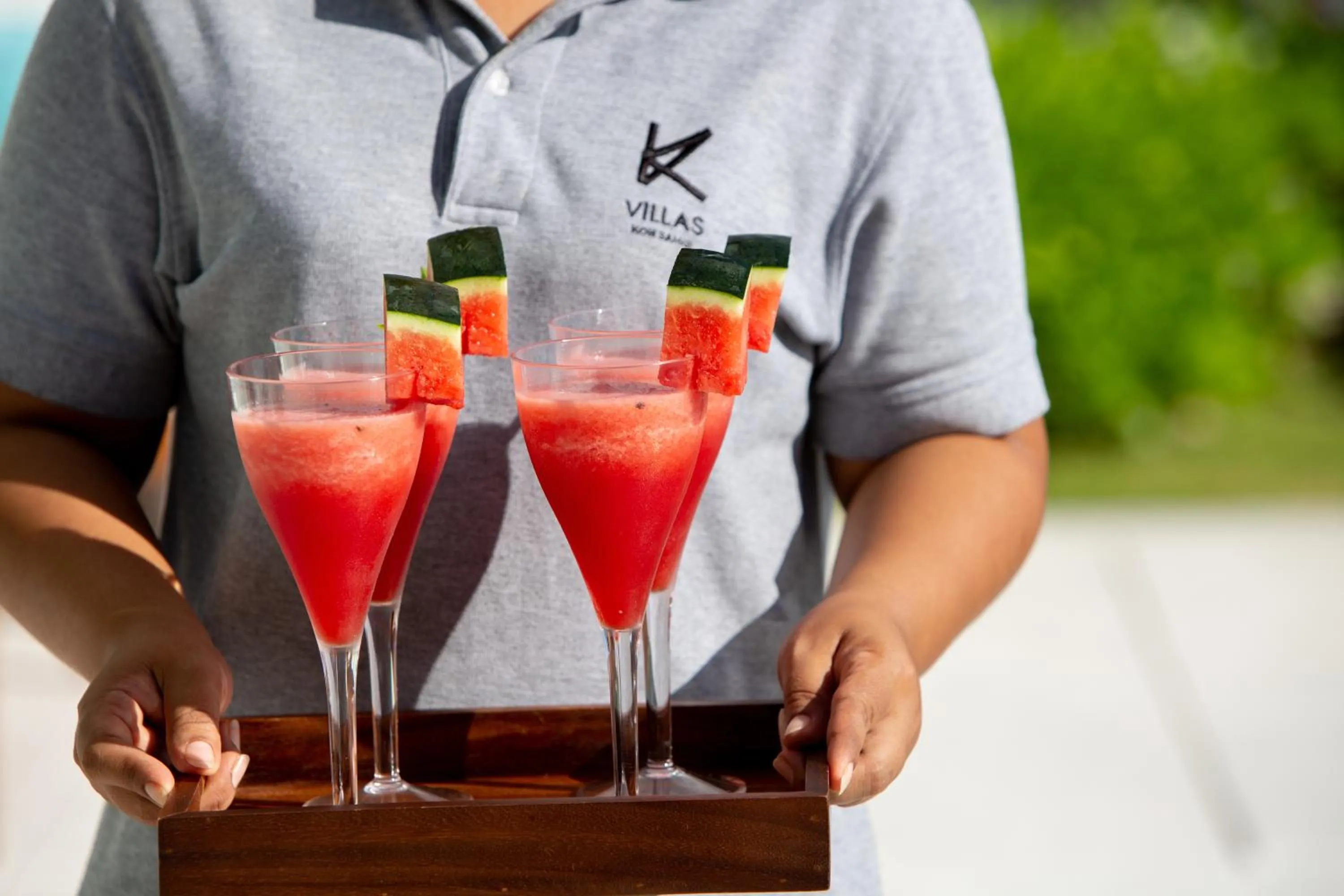 Buffet breakfast in Kerem Luxury Beachfront Villas