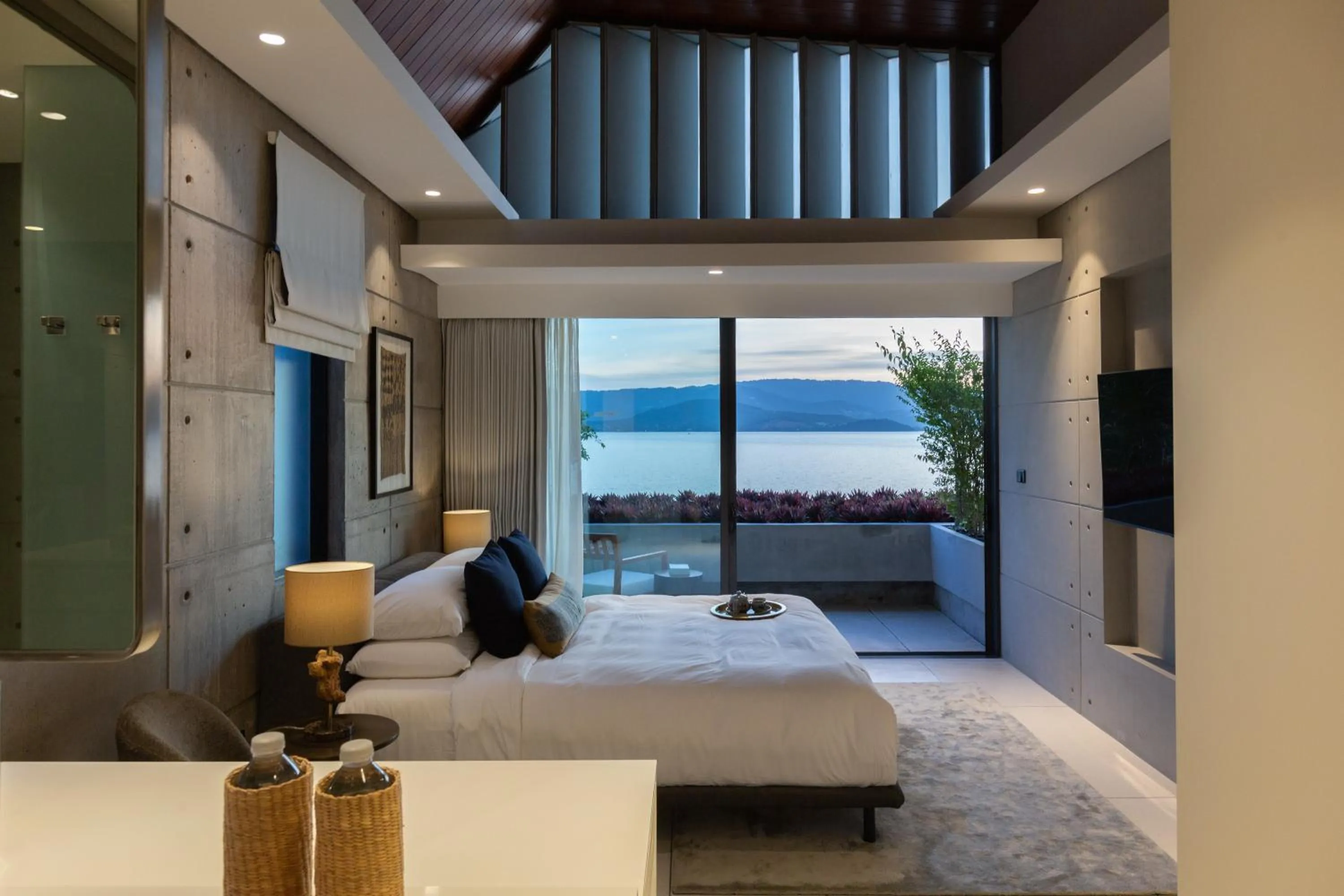 Bed in Kerem Luxury Beachfront Villas