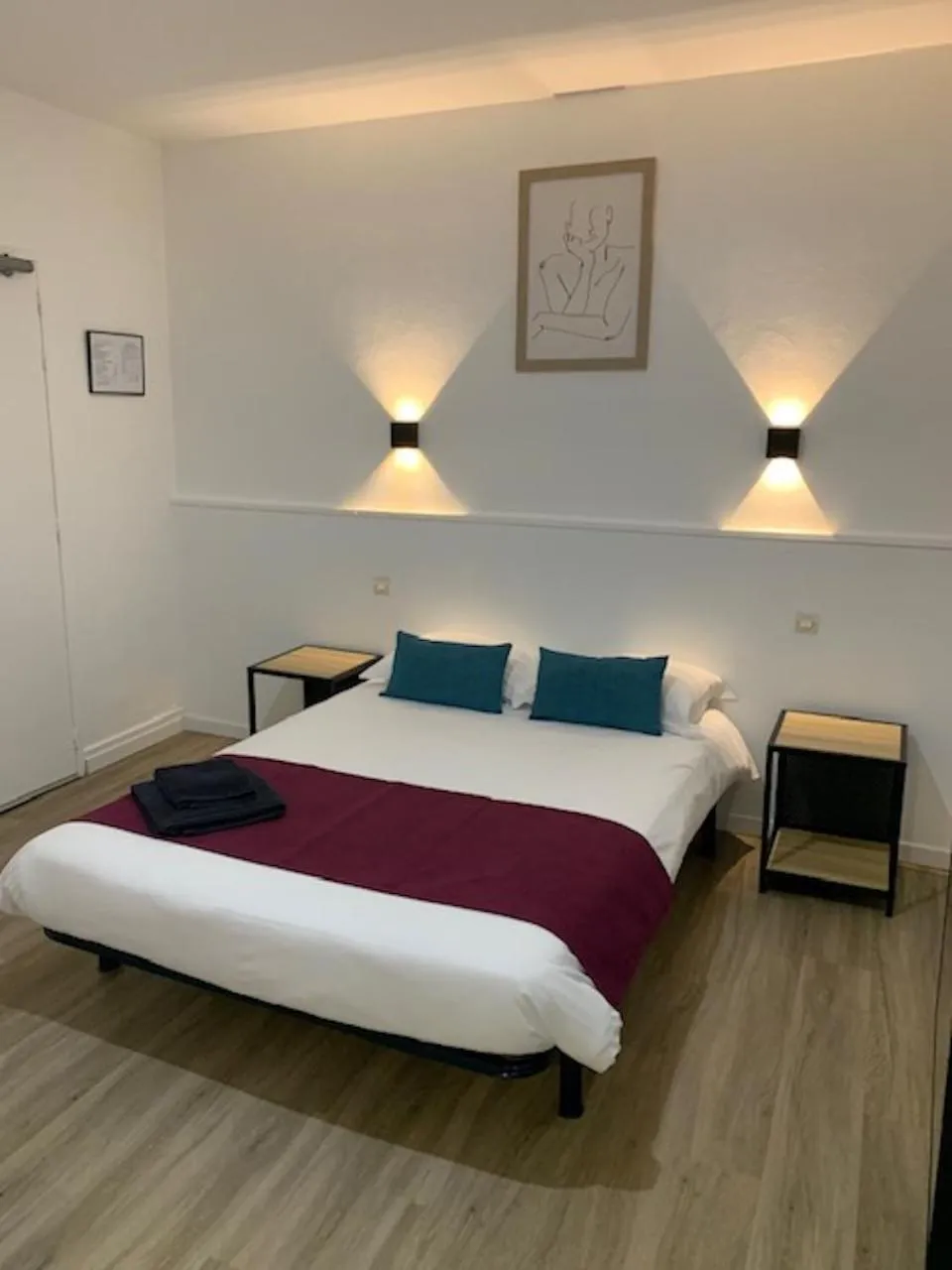 Bedroom, Bed in Hôtel Restaurant de l'Union