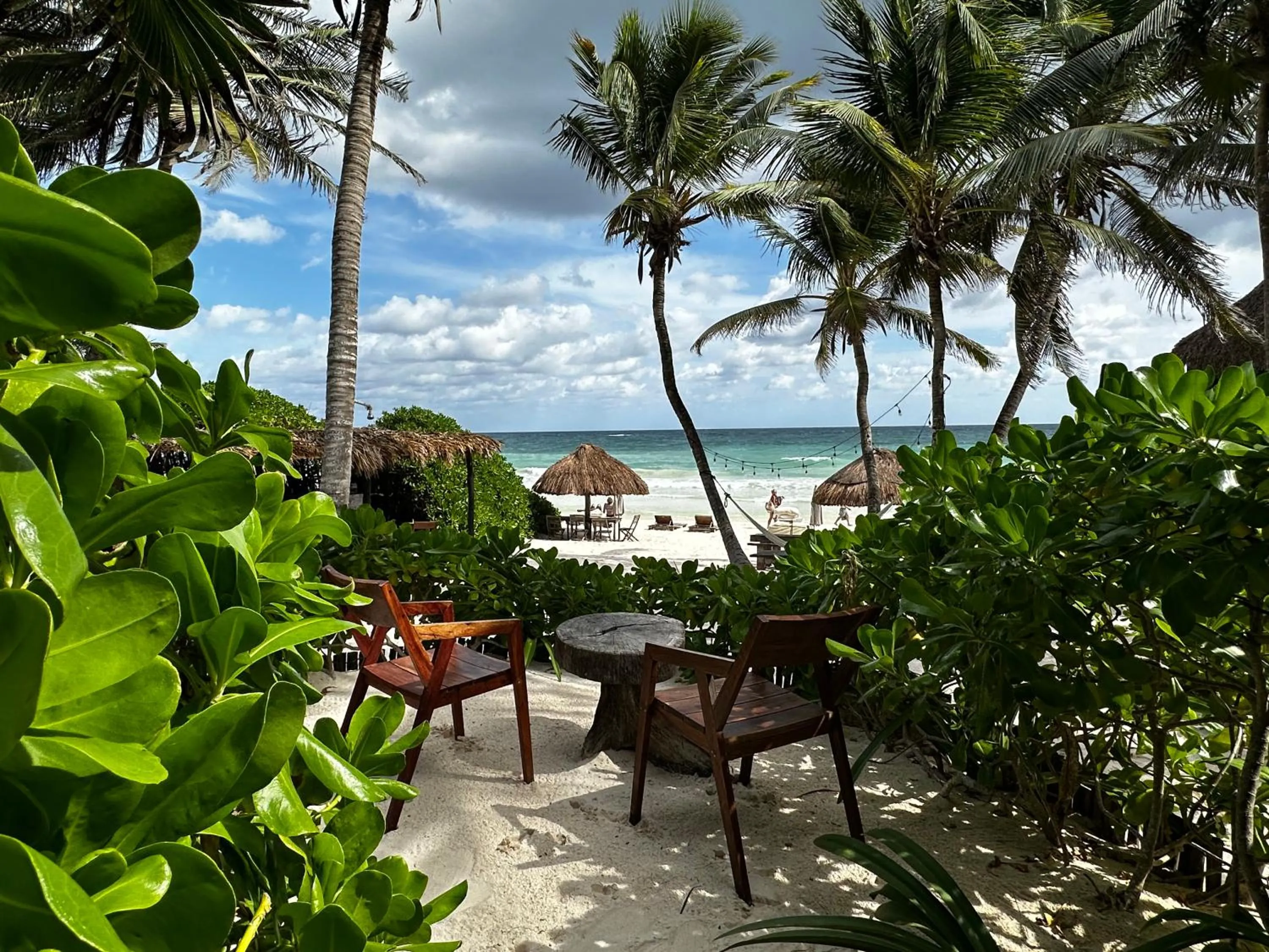 Beach in LUV Tulum
