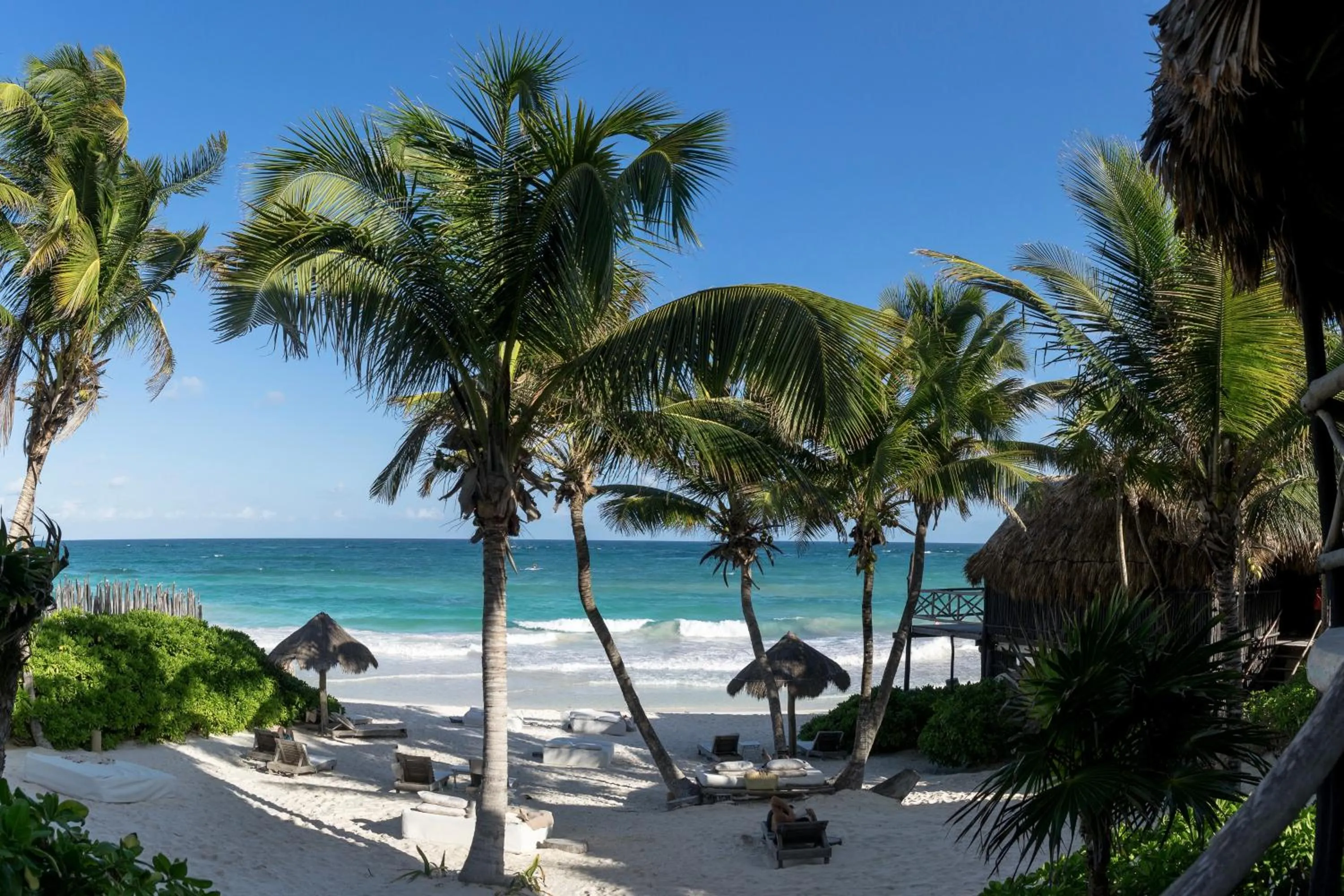 Beach in LUV Tulum