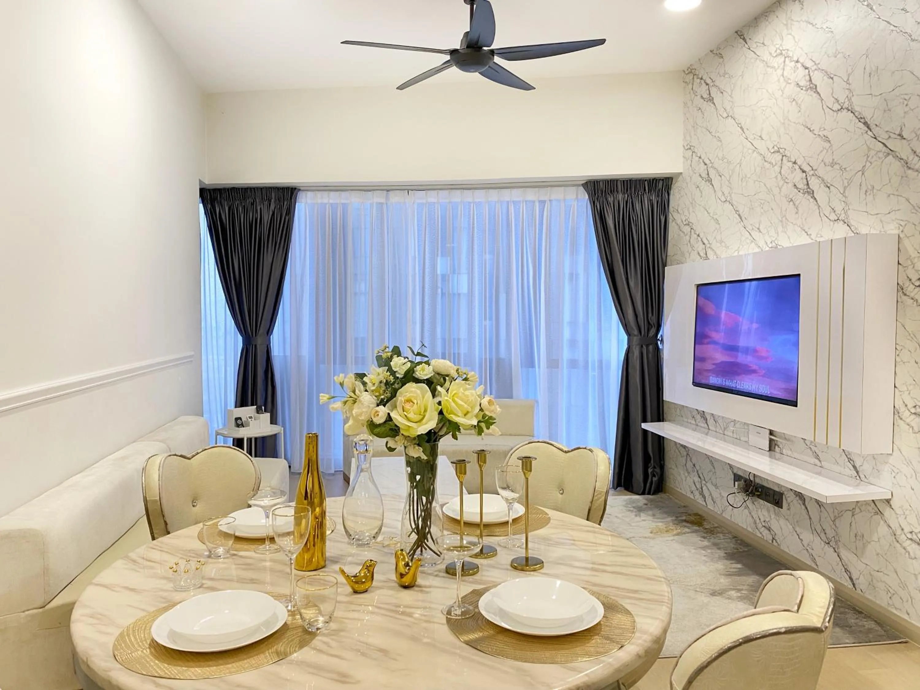 Living room in Star at KLCC