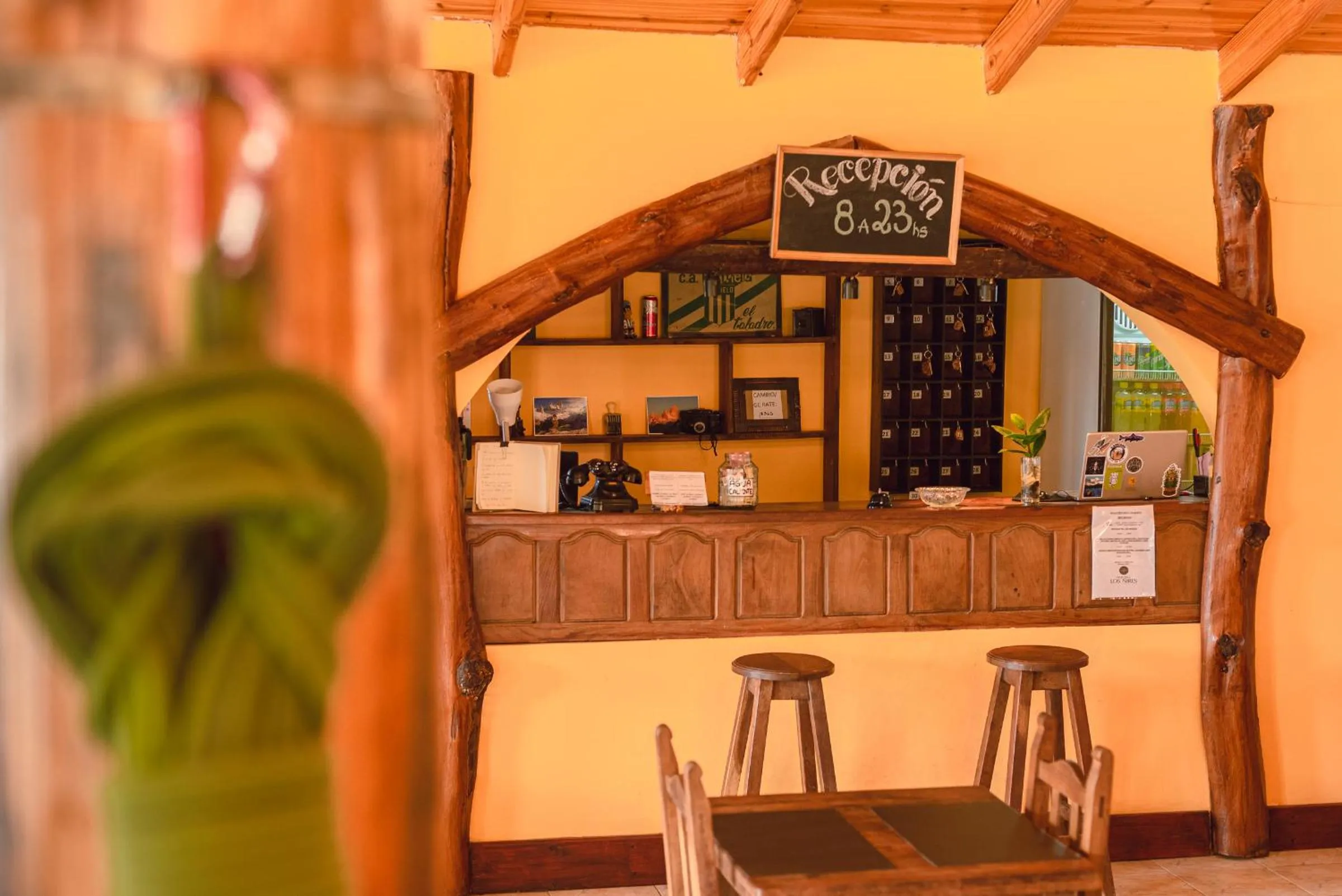 Lobby or reception in Hosteria LOS ÑIRES