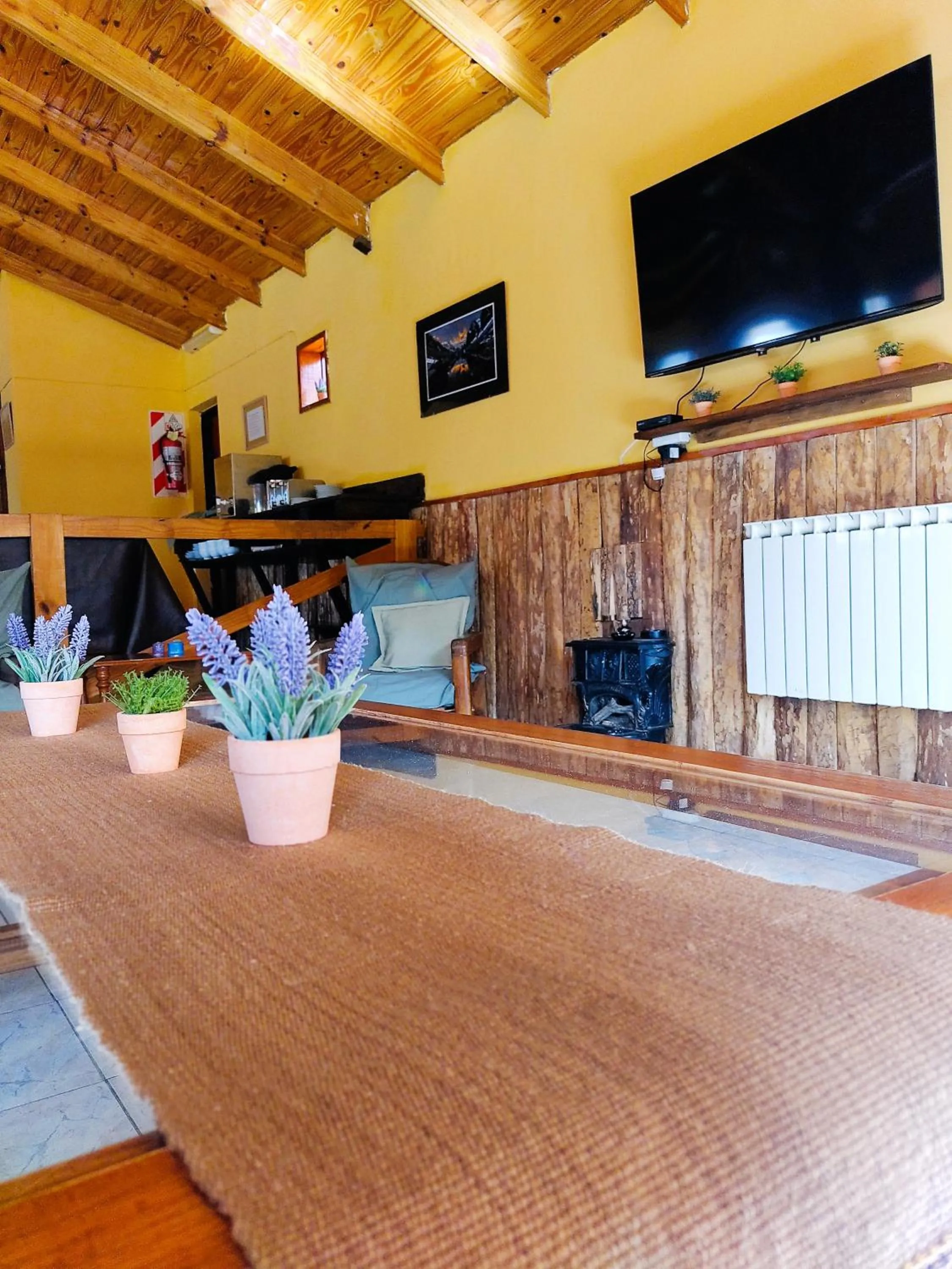 Communal lounge/ TV room in Hosteria LOS ÑIRES
