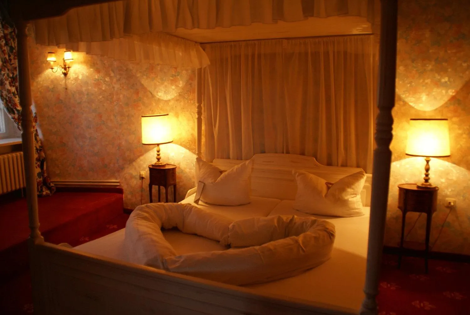 Bed in Hotel Burg Trendelburg