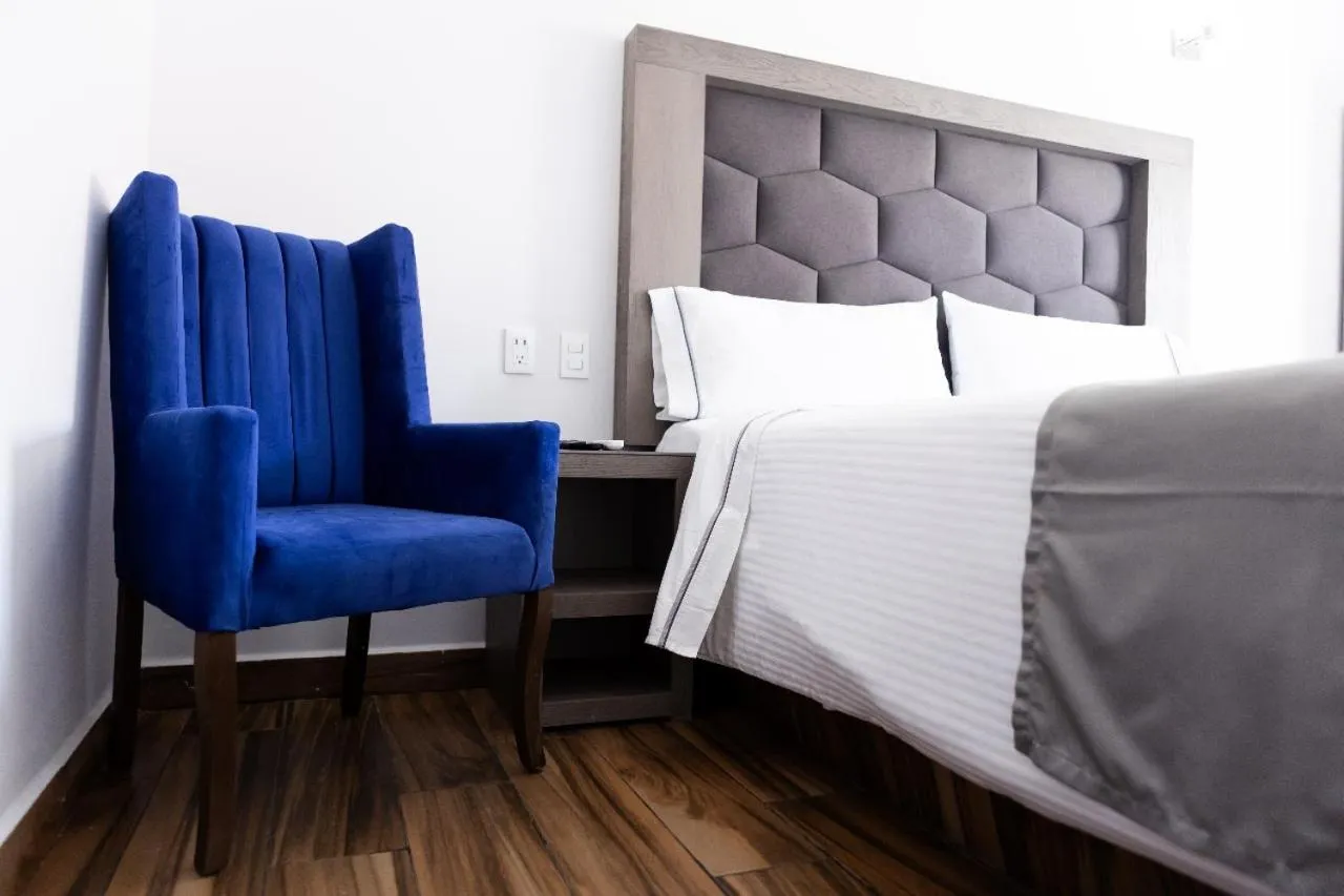 Bed in Hotel Bugari Aeropuerto Guadalajara