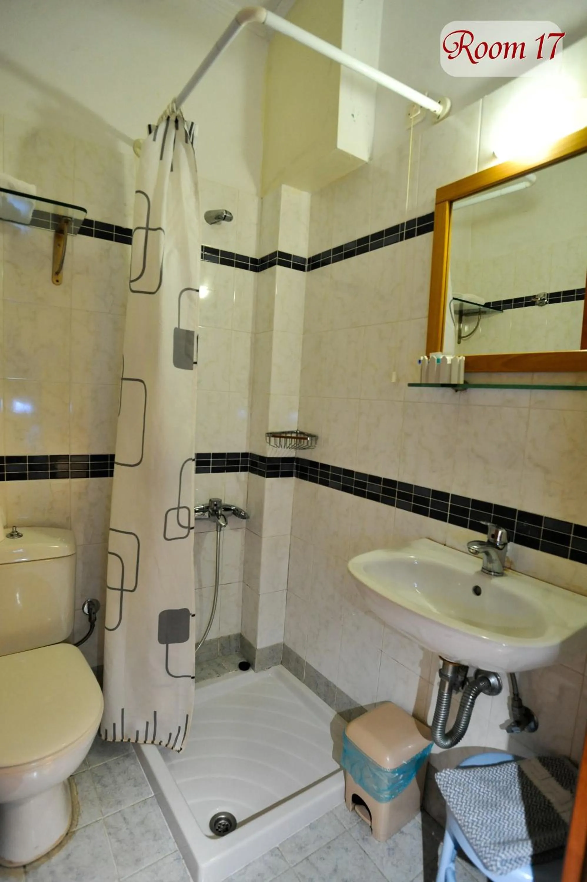 Bathroom in Apollon Hotel