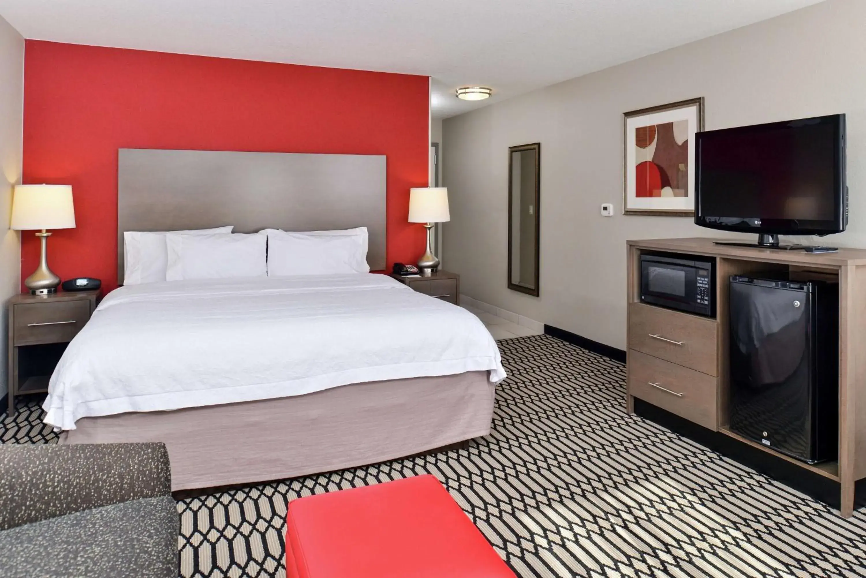 Bed in Hampton Inn Middletown Bed in Hampton Inn Middletown