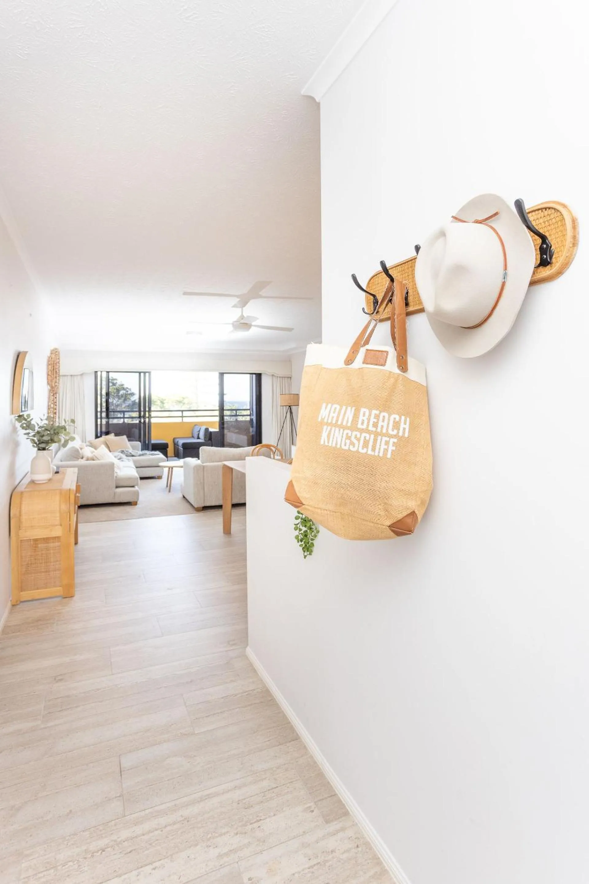 Living room in Kingscliff Paradise with Ocean Views