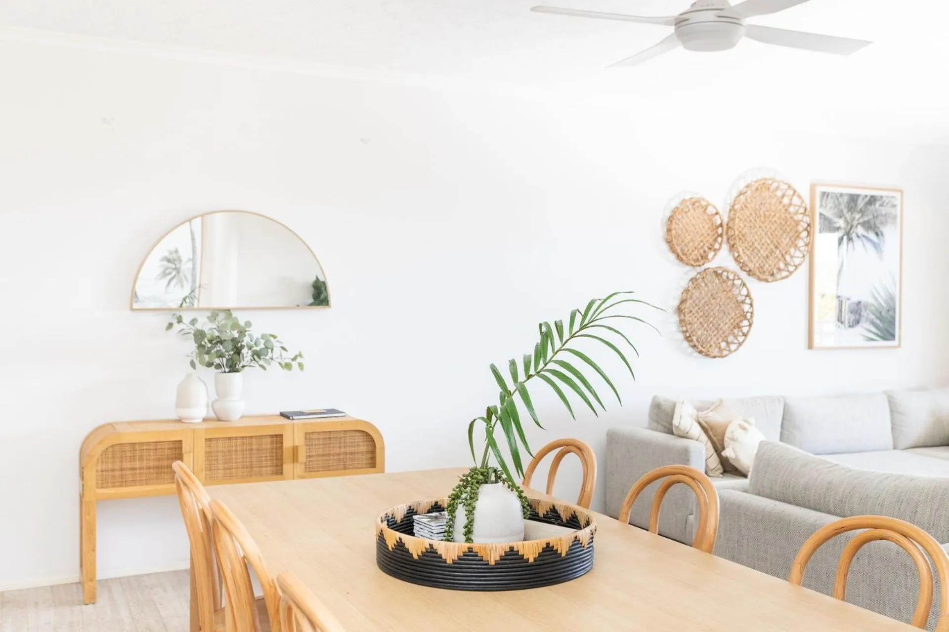 Living room in Kingscliff Paradise with Ocean Views