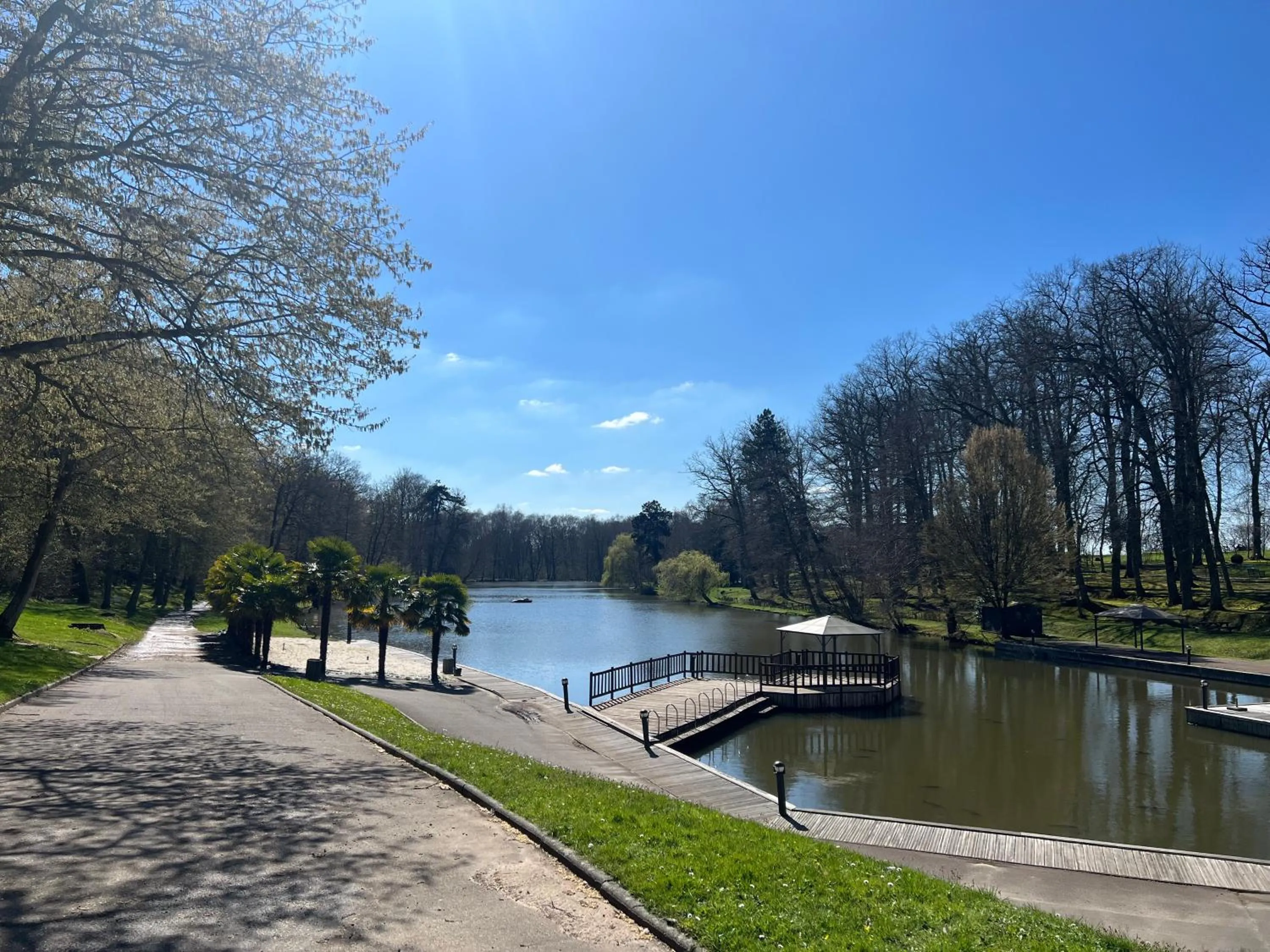 Lake view in Le Forges Hotel