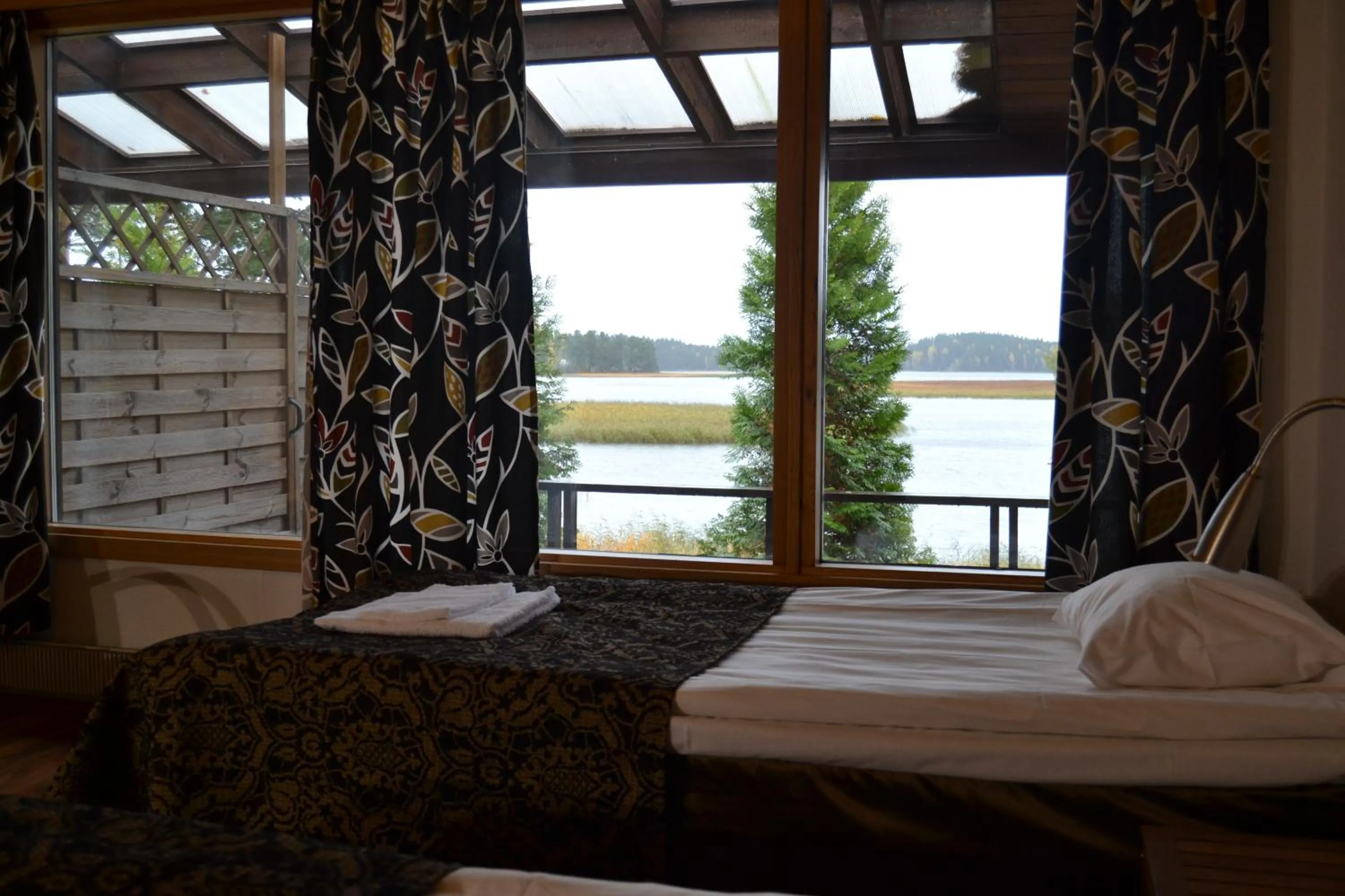 Sea view, Bed in Poukama