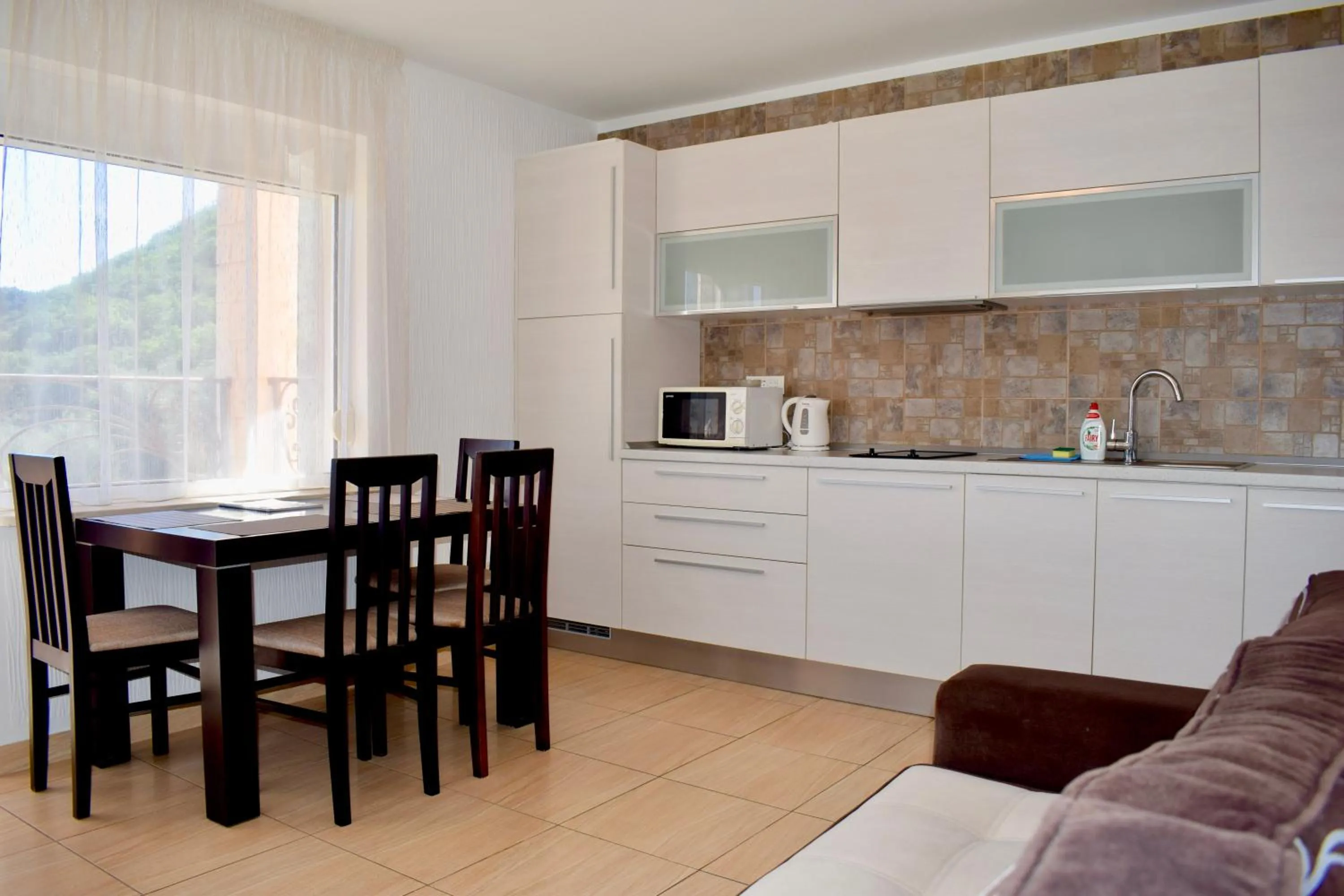 Kitchen or kitchenette in Villa Dolphin Apartments