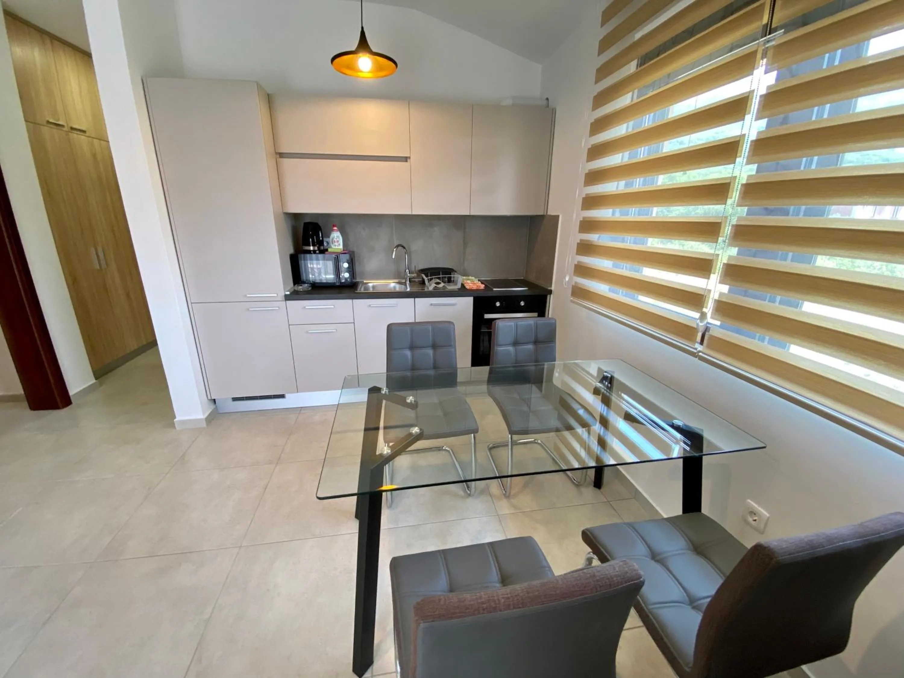 Kitchen or kitchenette in Villa Dolphin Apartments