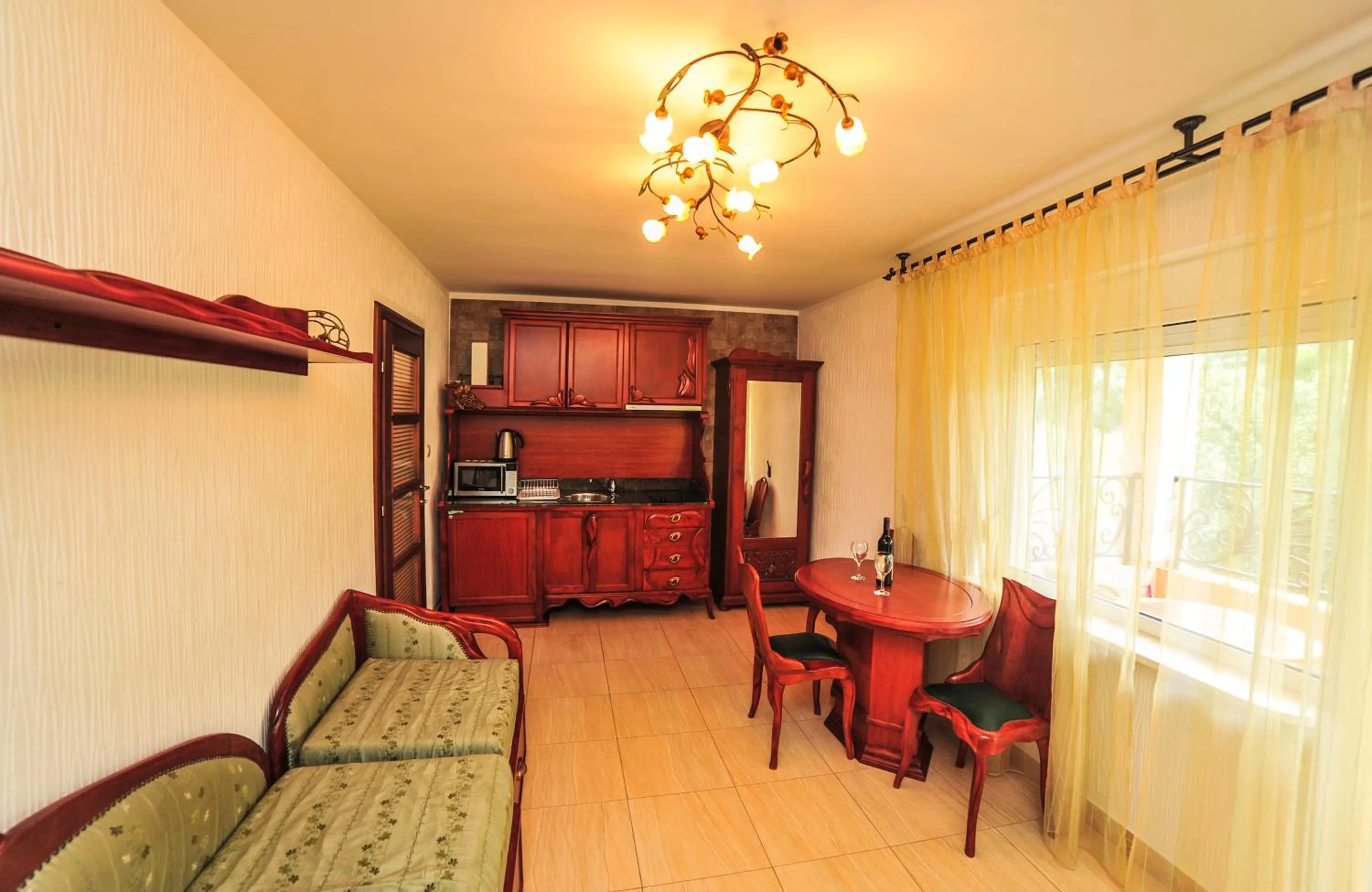 Seating area in Villa Dolphin Apartments