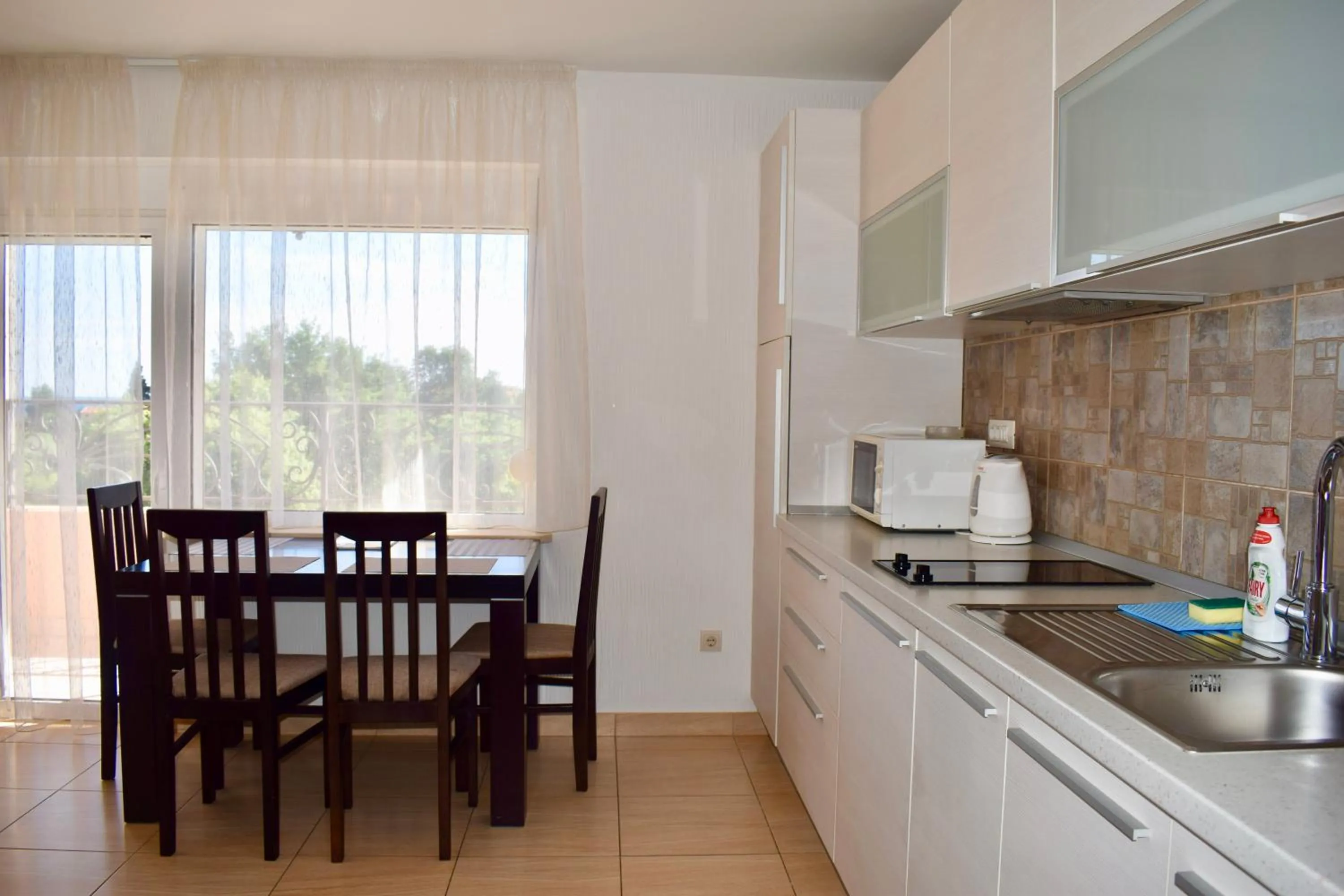 Kitchen or kitchenette in Villa Dolphin Apartments