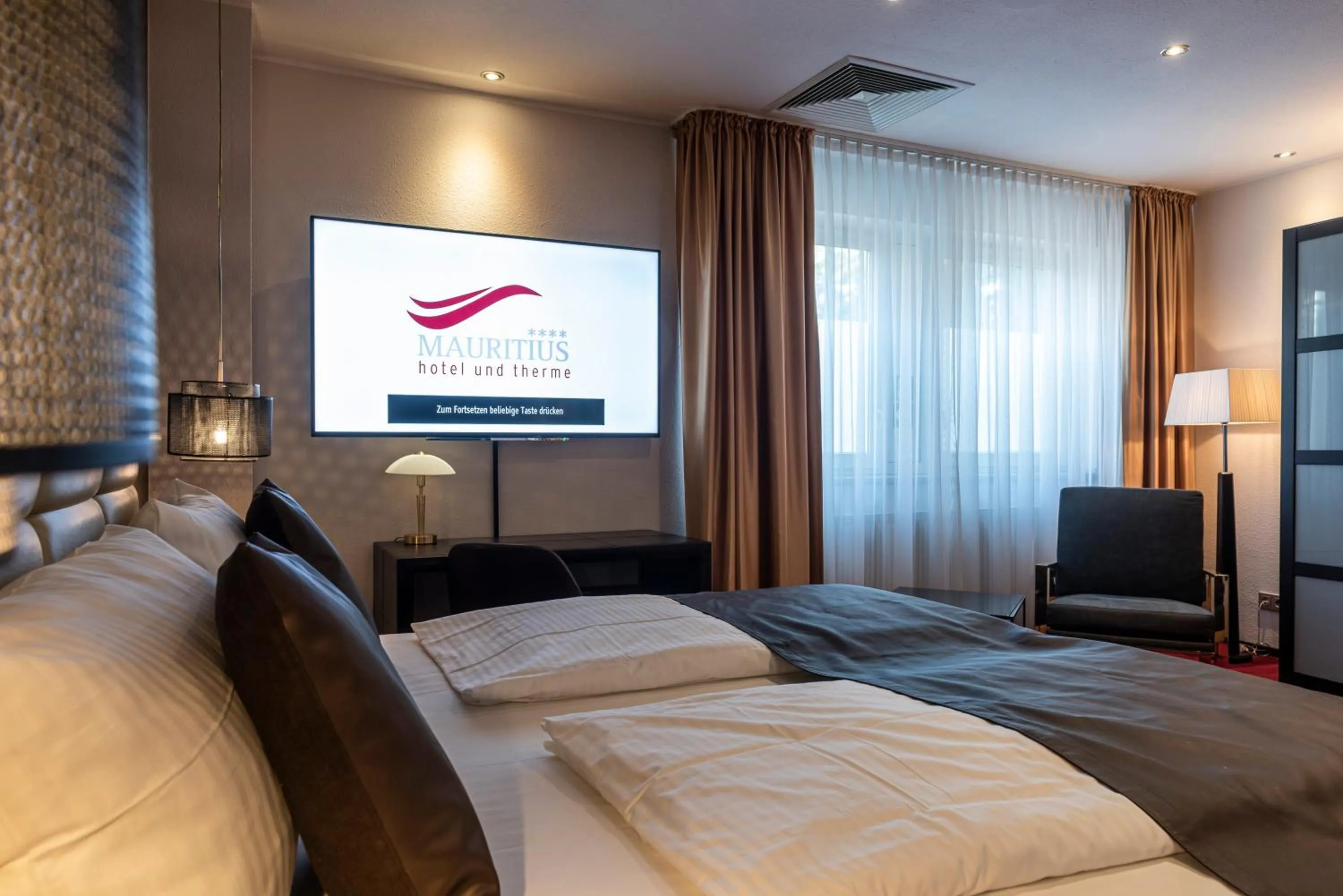 Bedroom, Bed in Mauritius Hotel & Therme