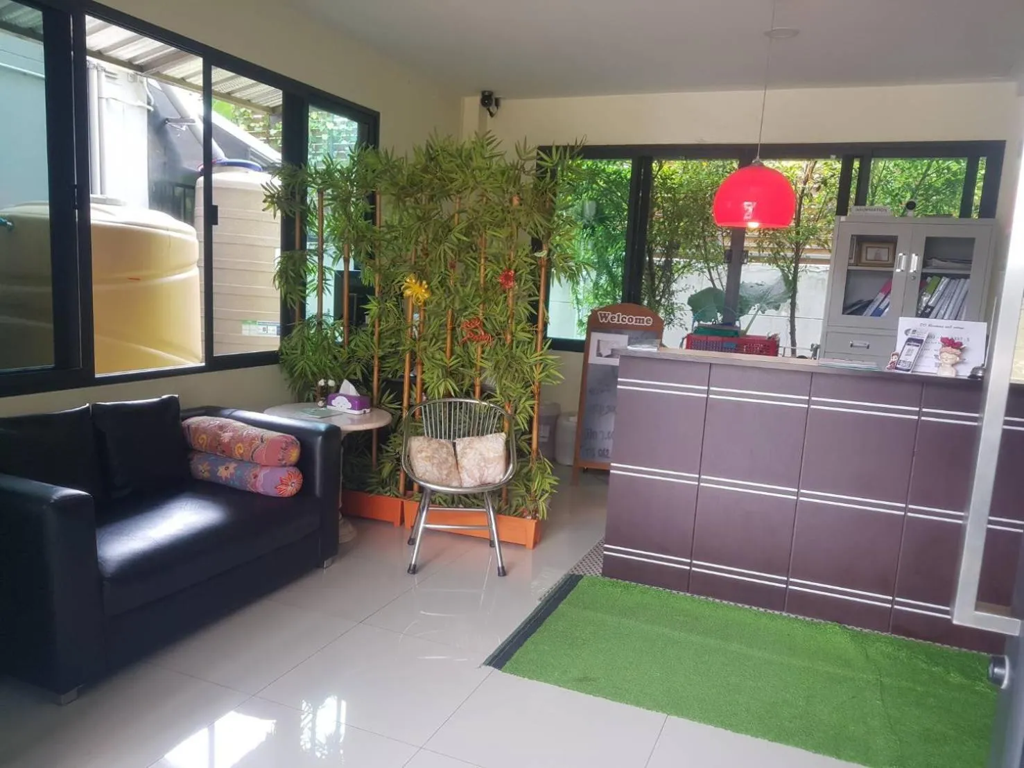Seating area in DD Residence Sai5 Salaya ห้องพัก ดีดี สาย5 ศาลายา