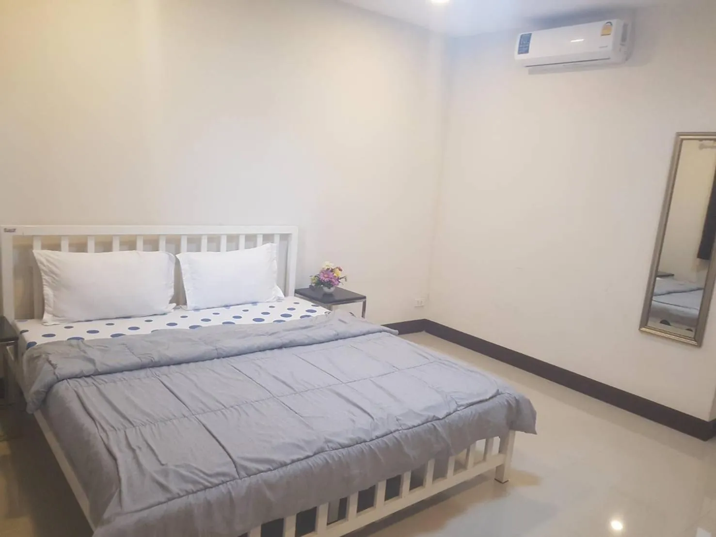 Bed in DD Residence Sai5 Salaya ห้องพัก ดีดี สาย5 ศาลายา