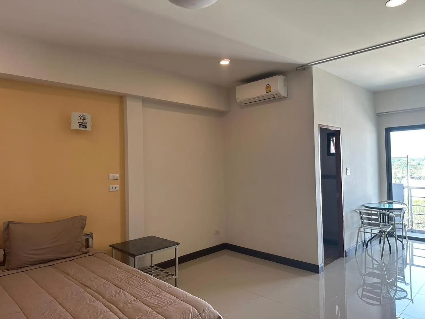 Bed in DD Residence Sai5 Salaya ห้องพัก ดีดี สาย5 ศาลายา