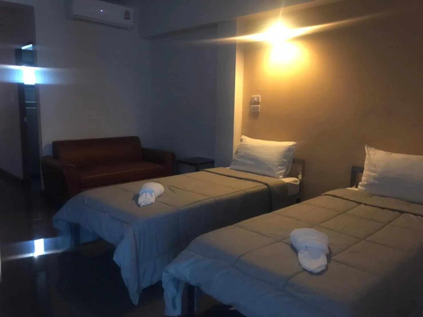 Bedroom, Bed in DD Residence Sai5 Salaya ห้องพัก ดีดี สาย5 ศาลายา