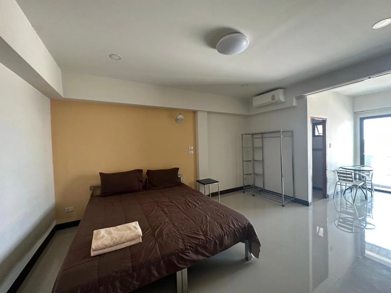 Bed in DD Residence Sai5 Salaya ห้องพัก ดีดี สาย5 ศาลายา