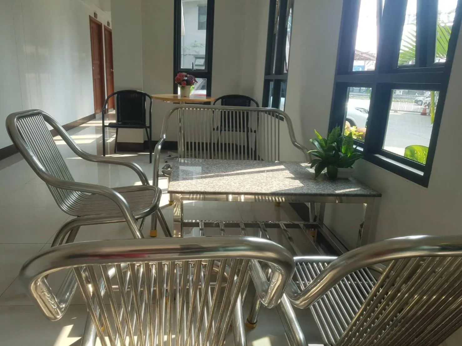 Seating area in DD Residence Sai5 Salaya ห้องพัก ดีดี สาย5 ศาลายา