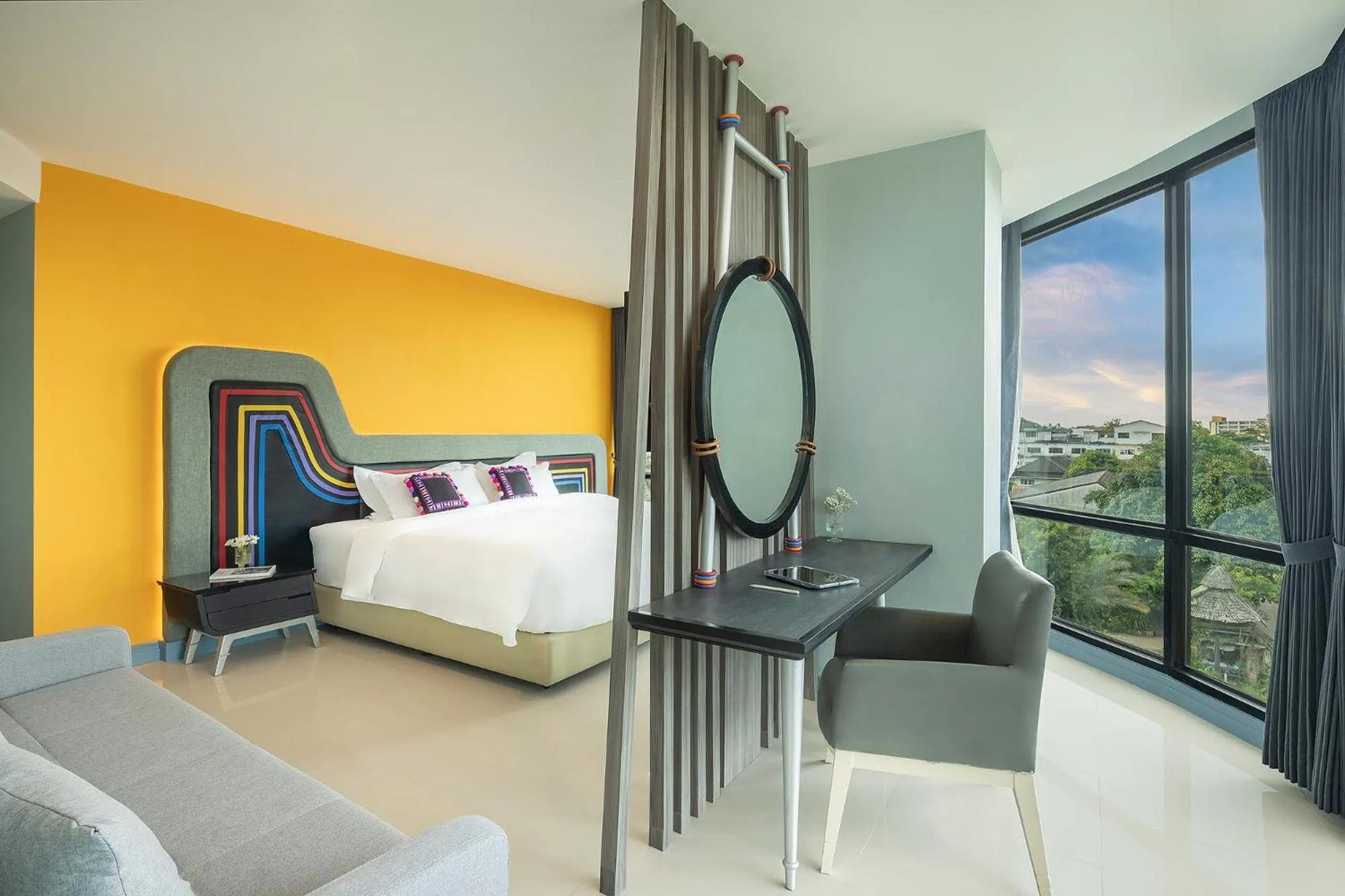 Bedroom, Bed in Hotel Selene Chiang Rai