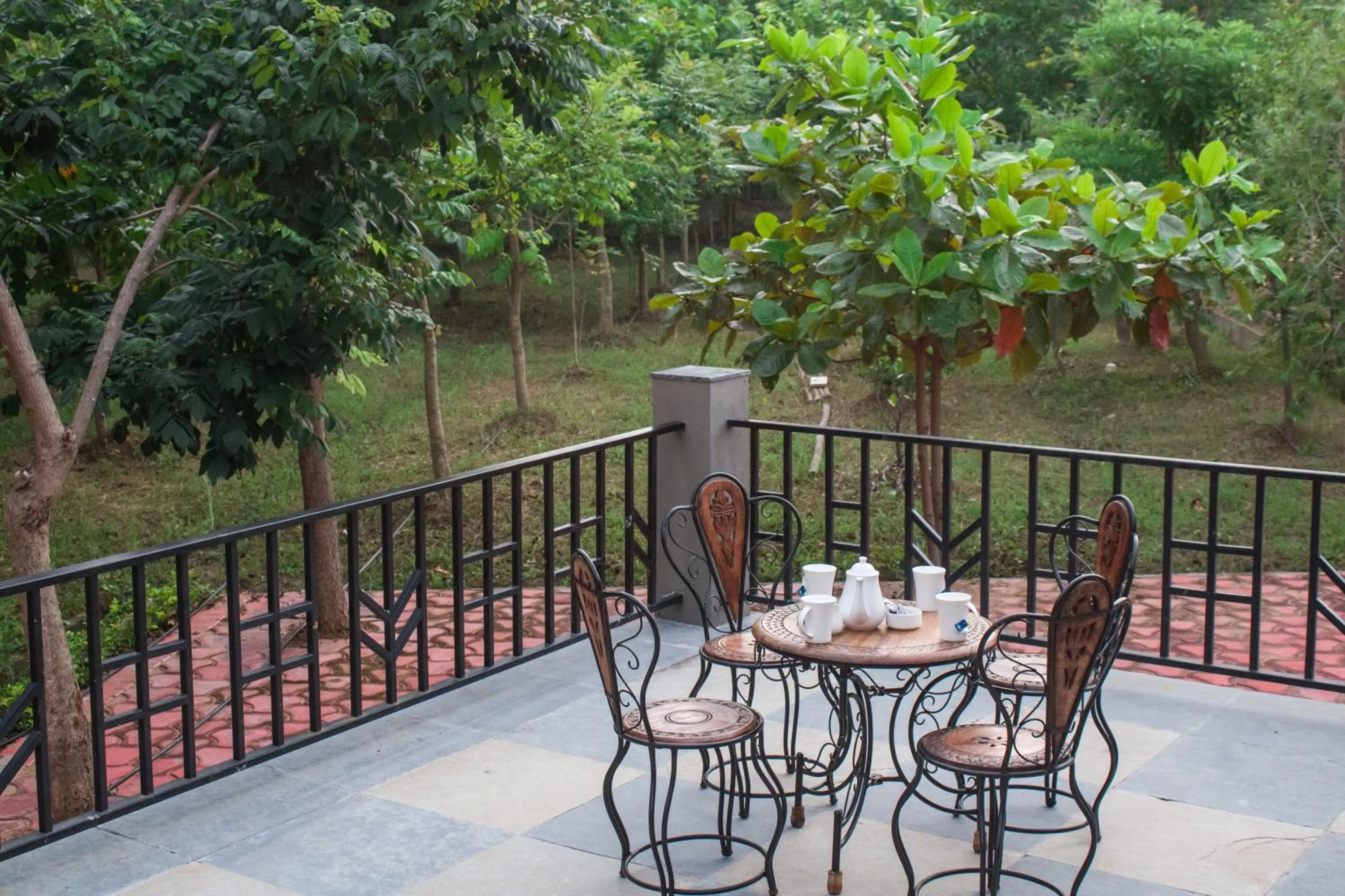 Balcony/Terrace in Wildcat Resort Tadoba