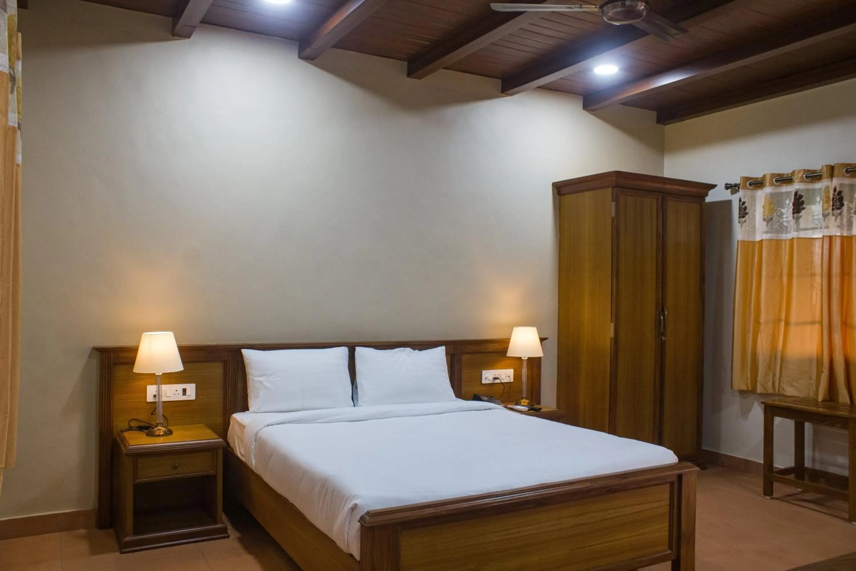 Bed in Wildcat Resort Tadoba