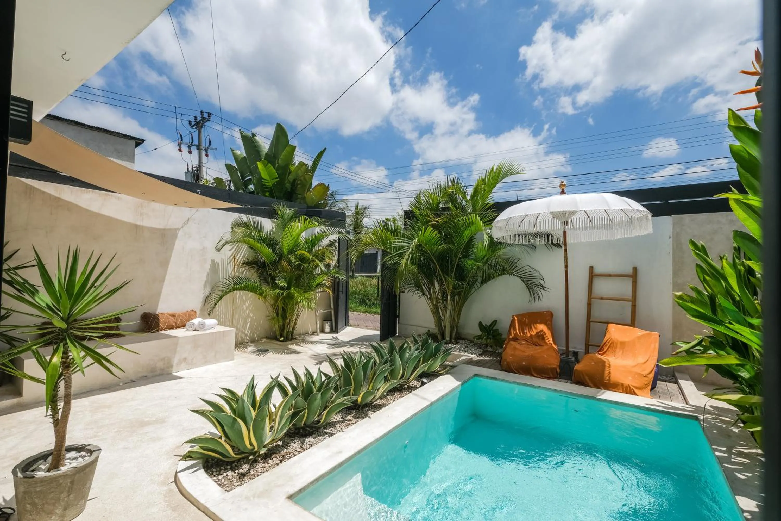 Pool view in Villa Naia Berawa