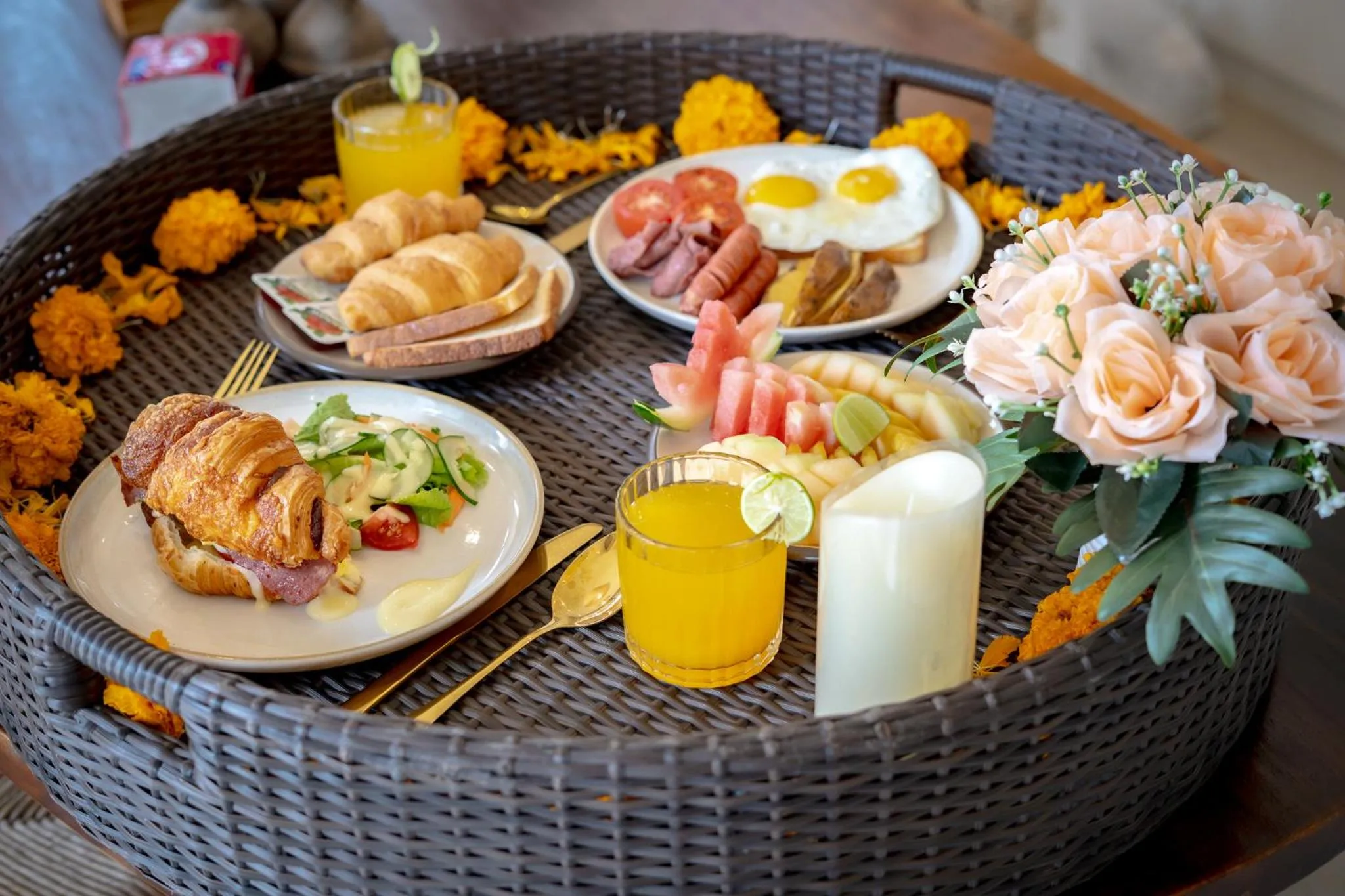 Breakfast in Villa Naia Berawa