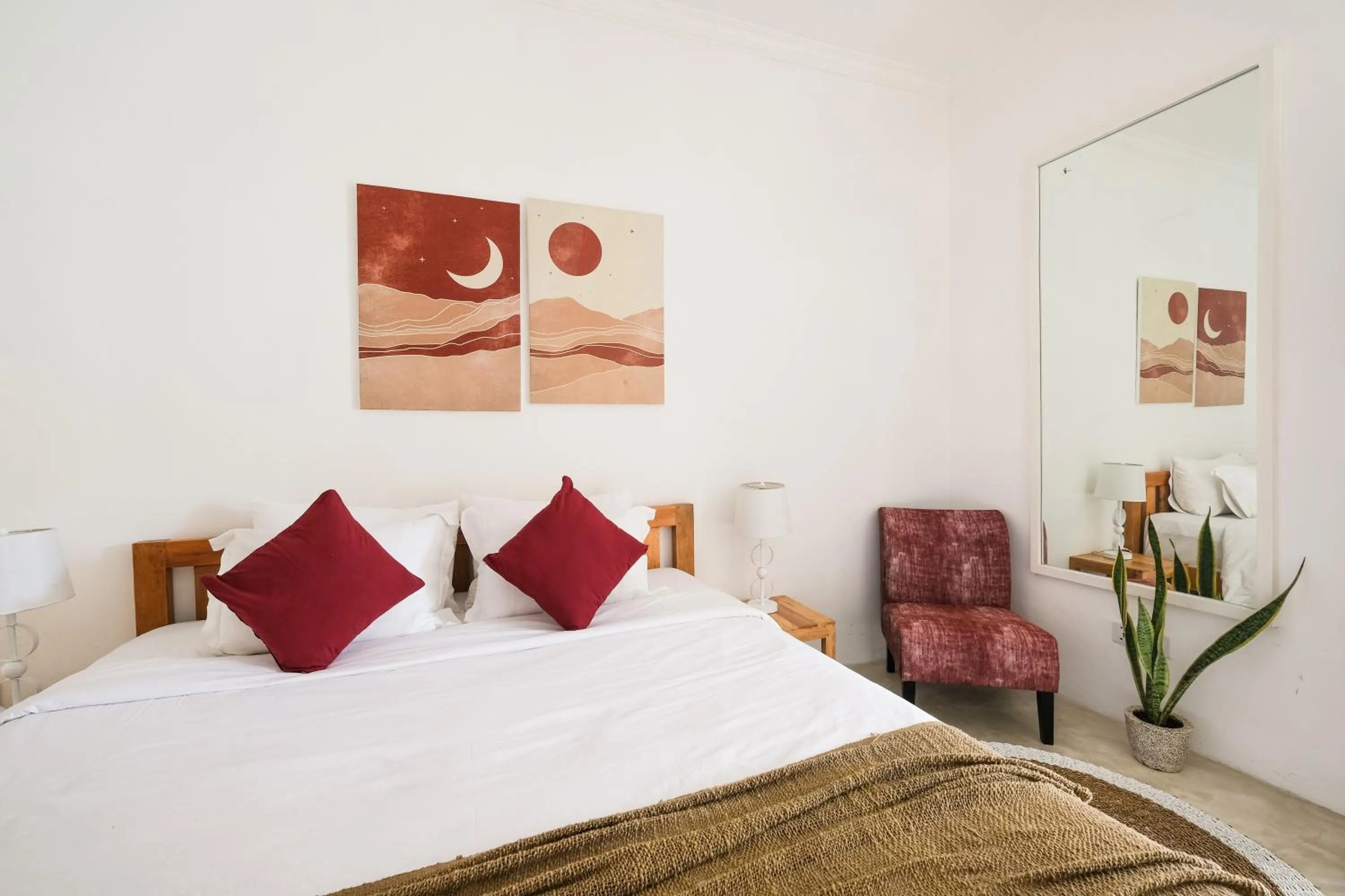 Bedroom, Bed in Villa Naia Berawa