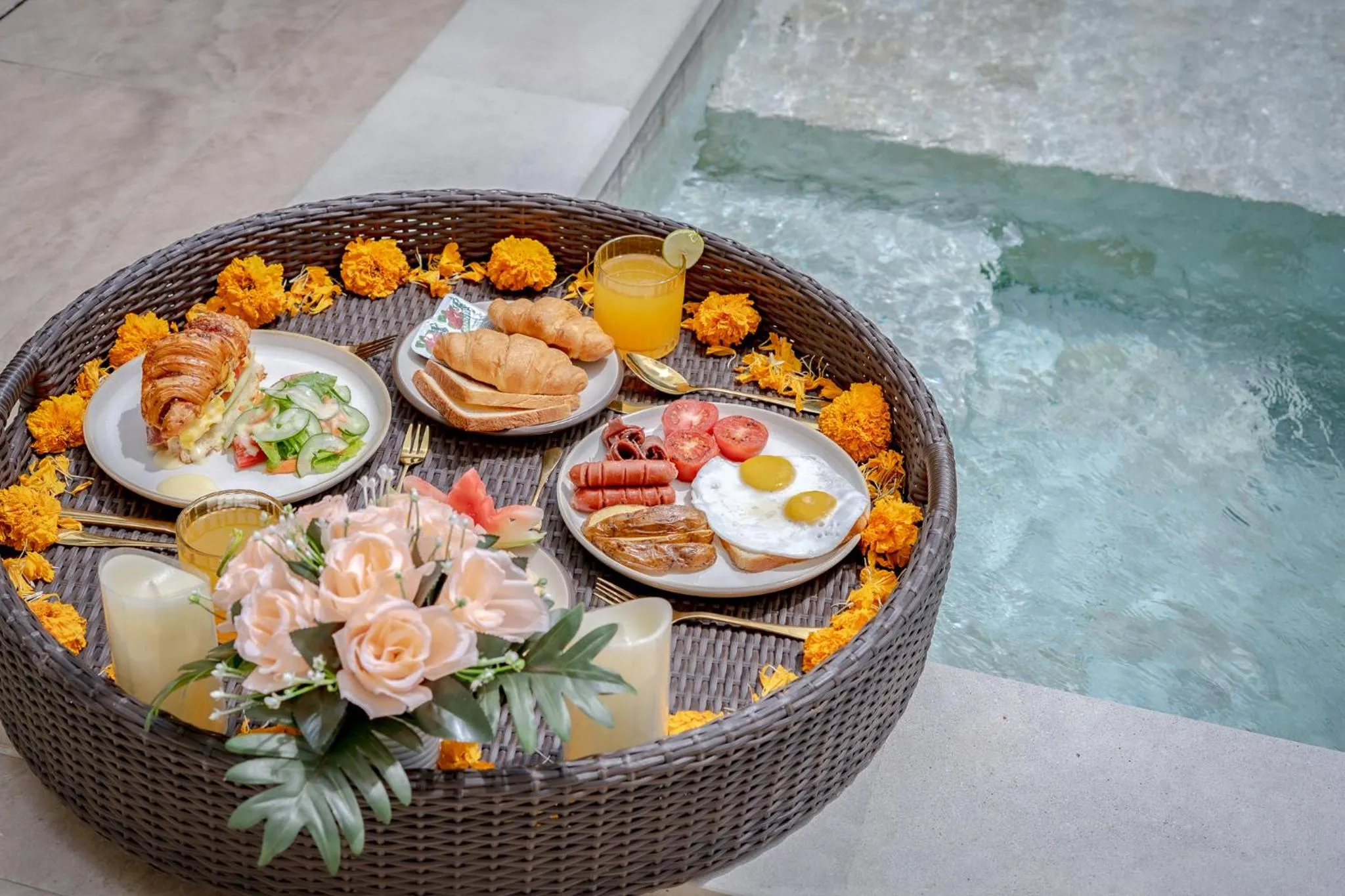 Breakfast in Villa Naia Berawa