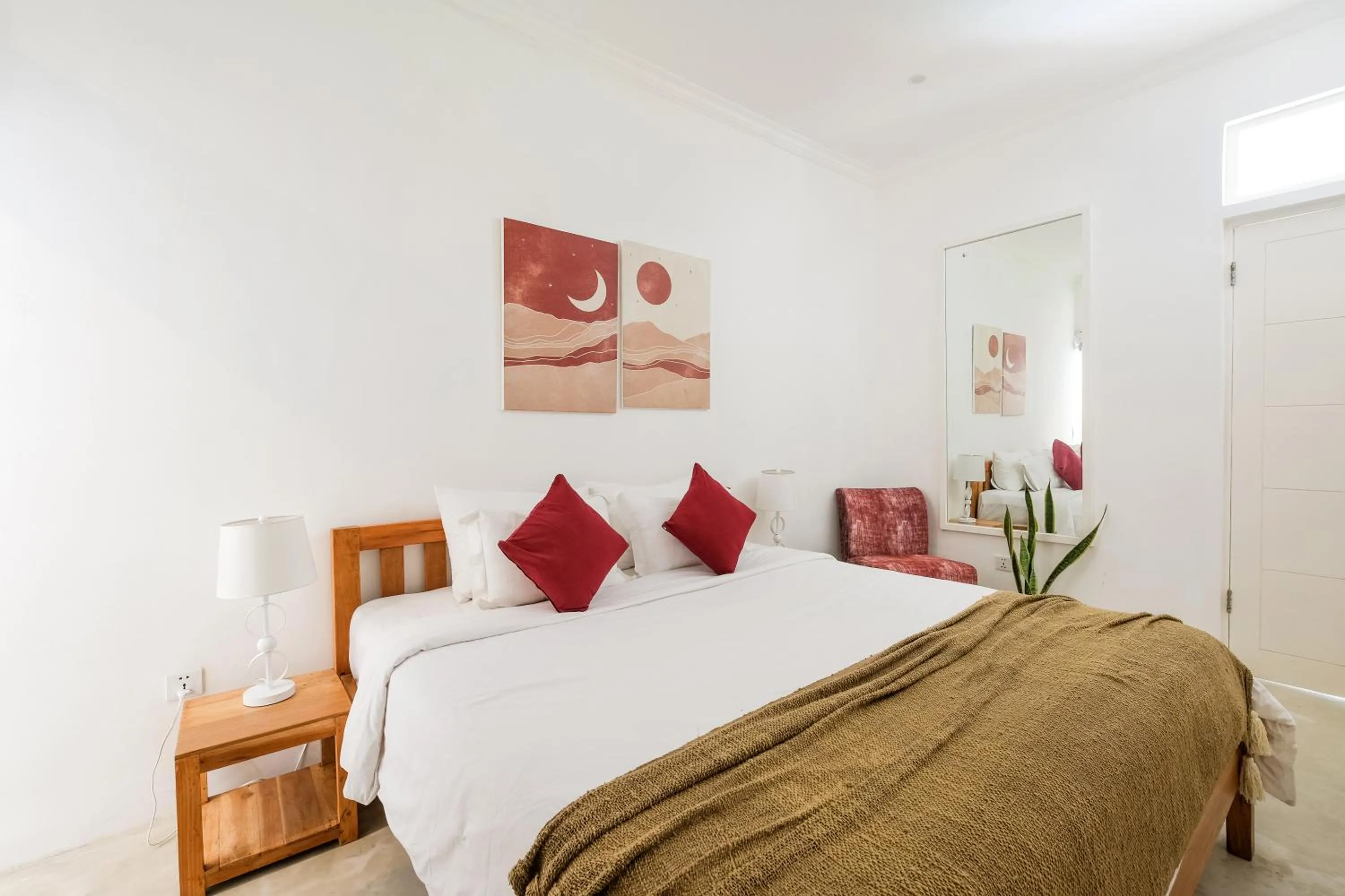 Bedroom, Bed in Villa Naia Berawa