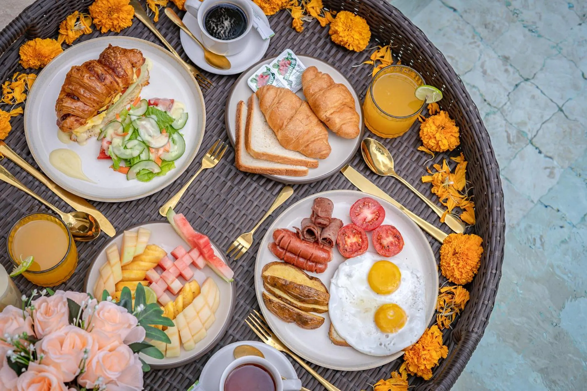 Breakfast in Villa Naia Berawa
