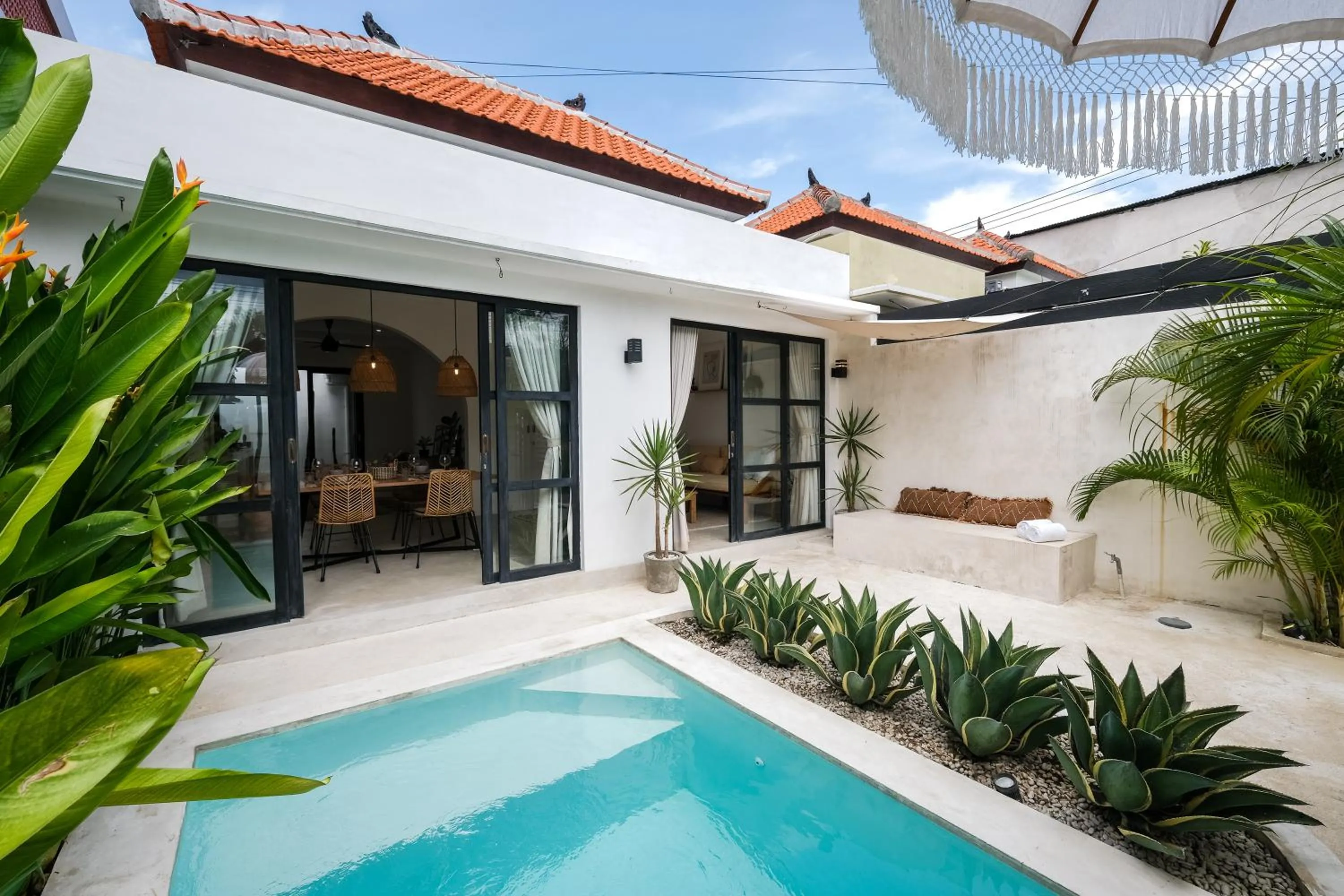 Pool view in Villa Naia Berawa