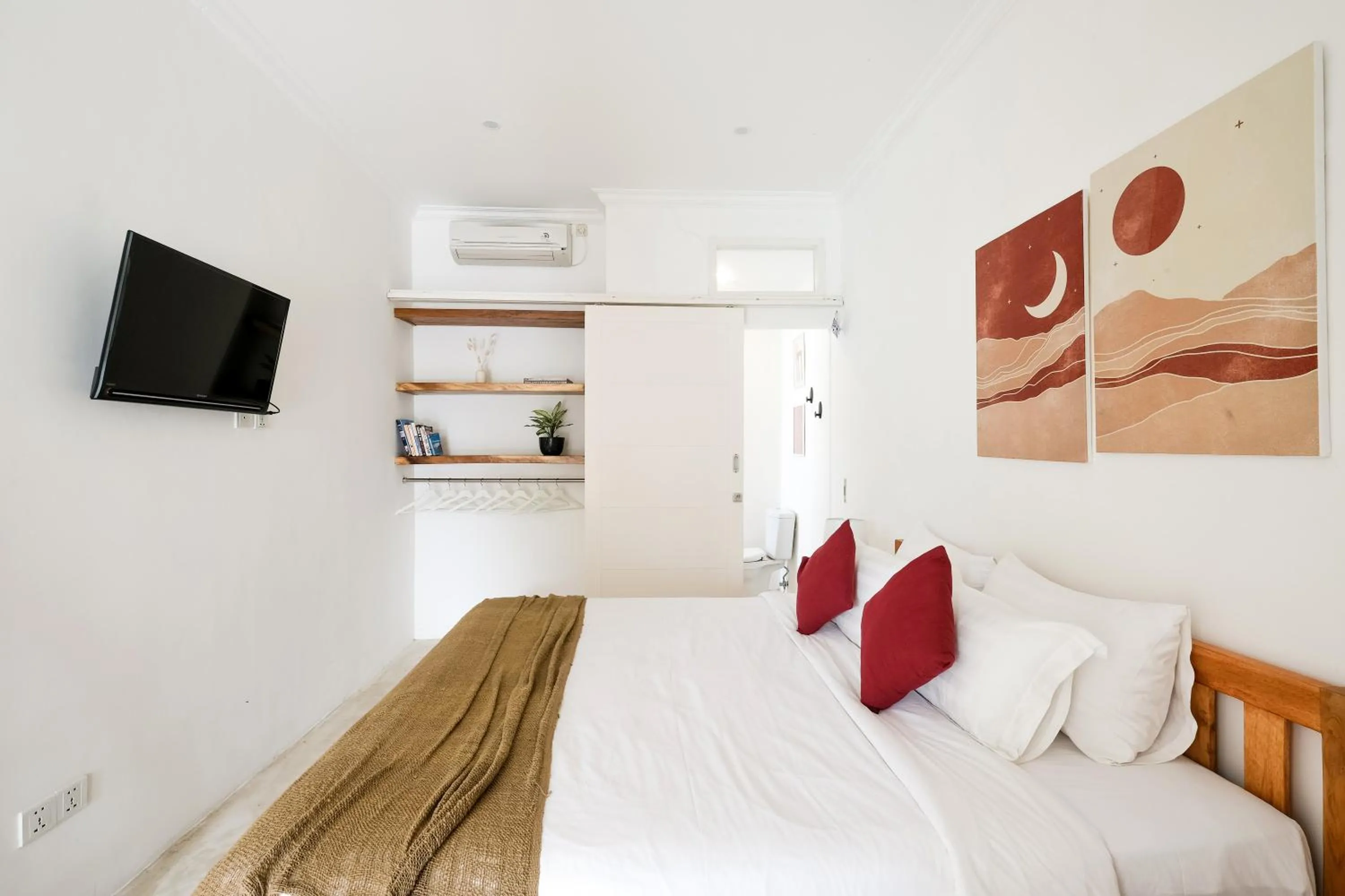 Bedroom, Bed in Villa Naia Berawa