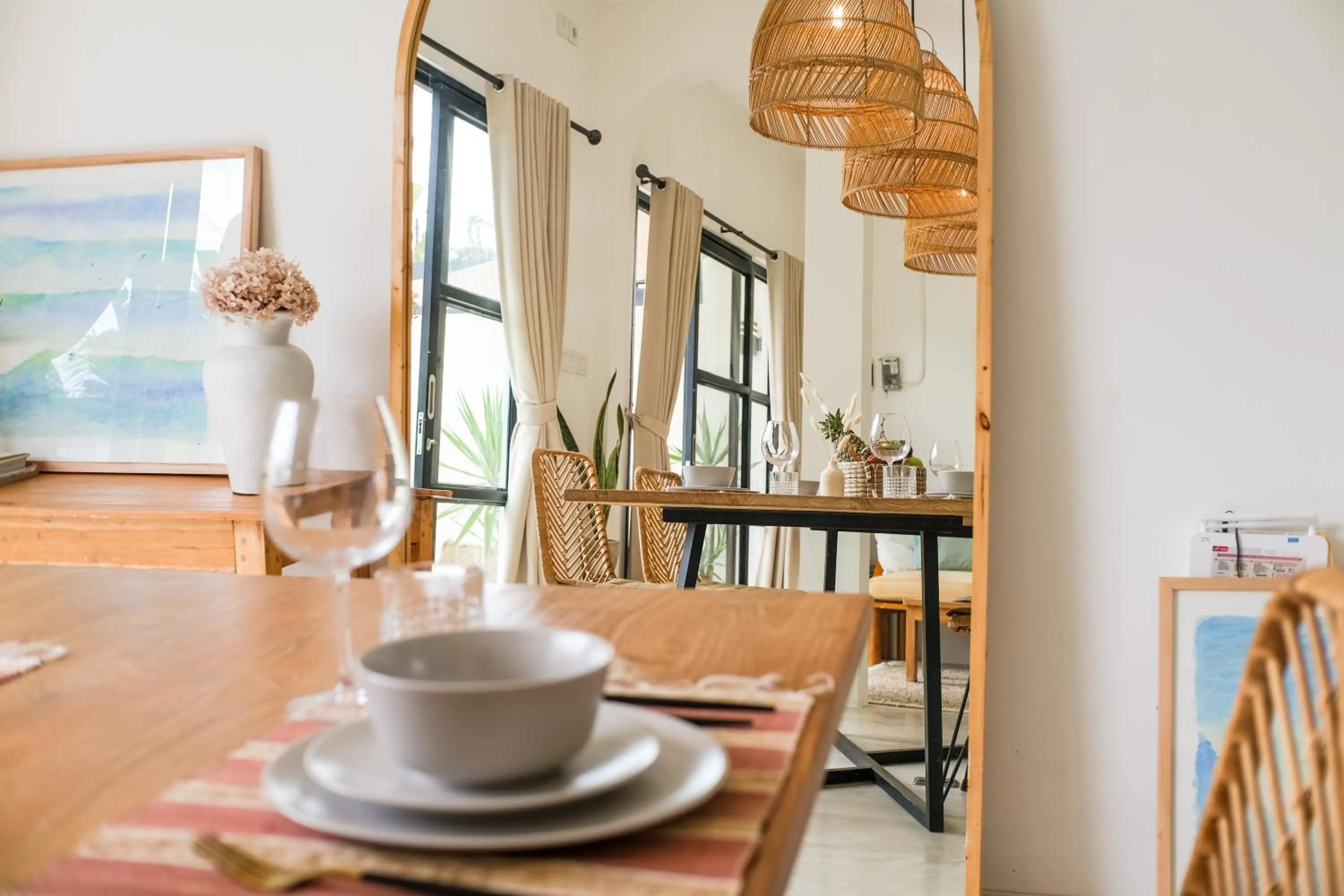 Dining area in Villa Naia Berawa