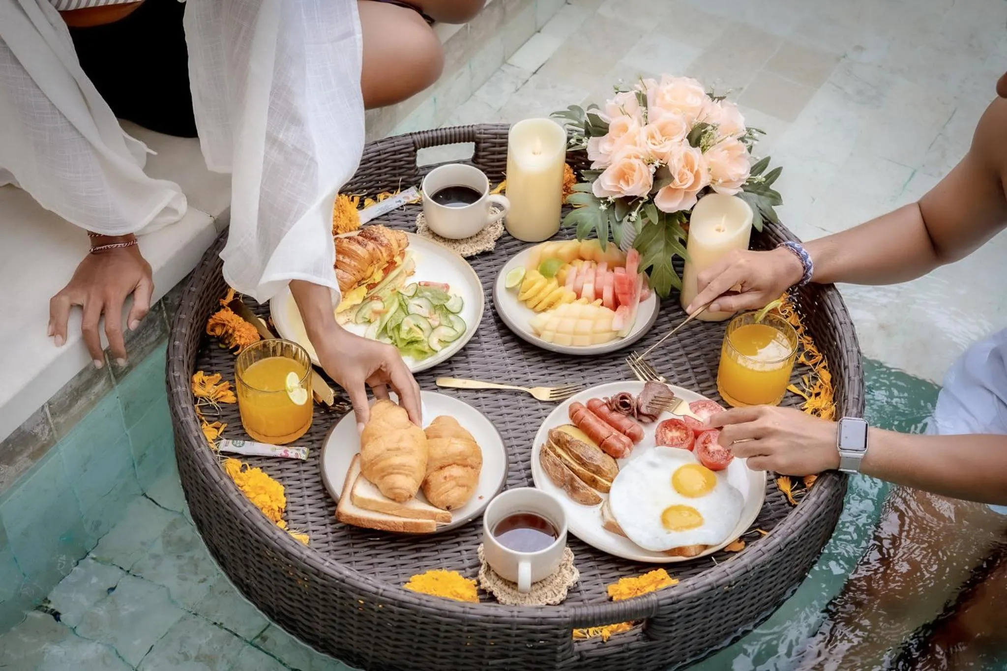 Breakfast in Villa Naia Berawa