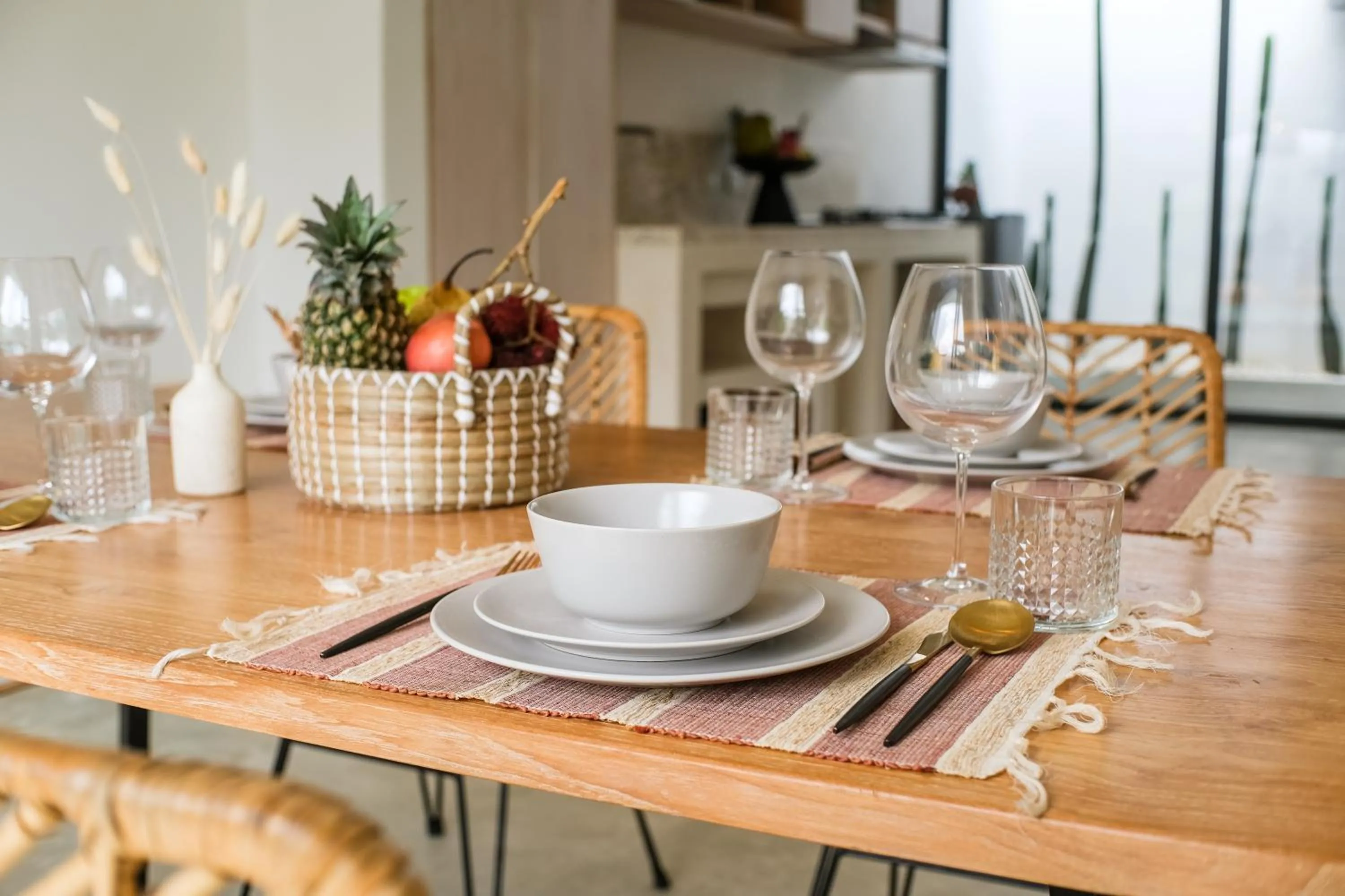 Dining area in Villa Naia Berawa