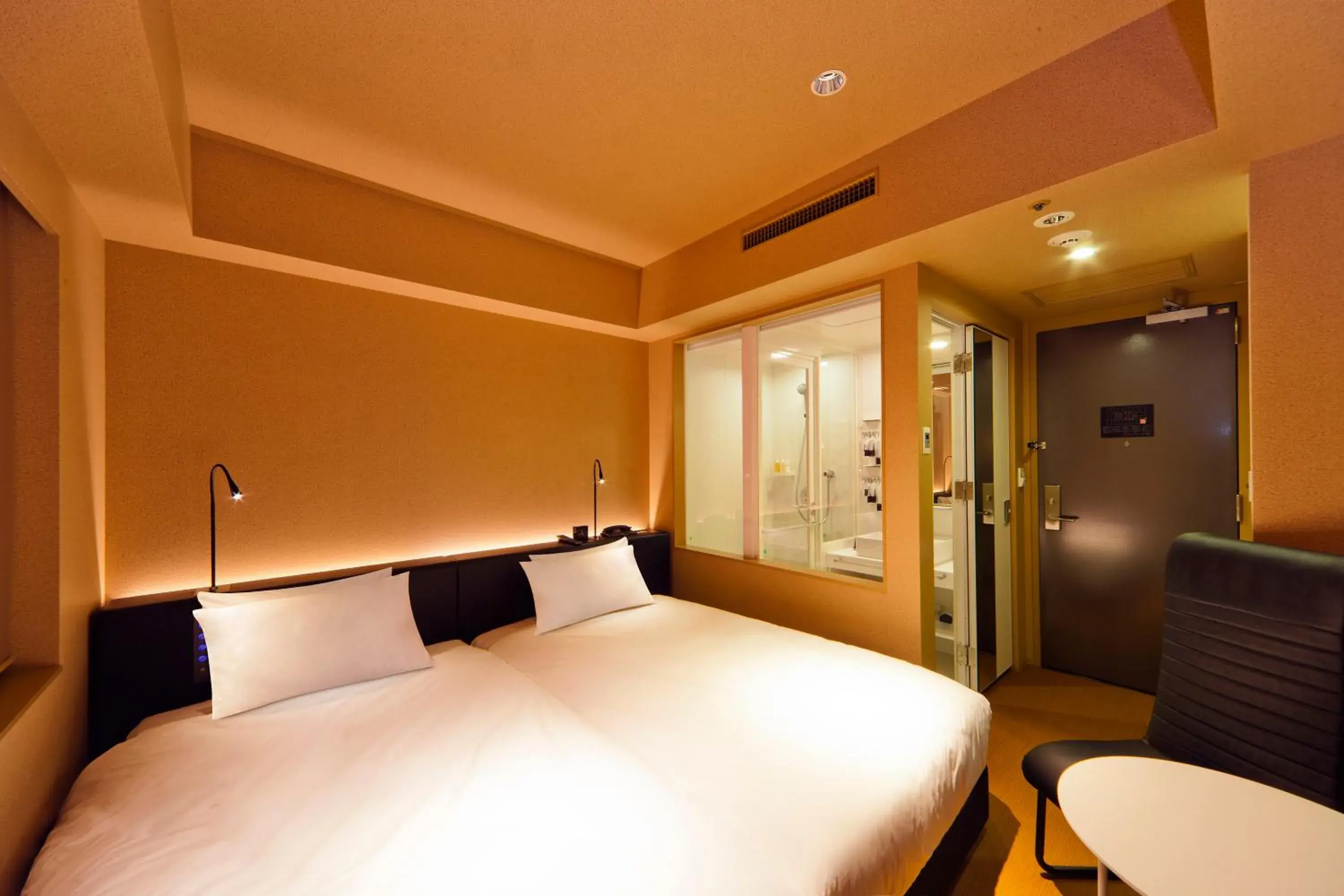 Bed in remm Kagoshima Bed in remm Kagoshima