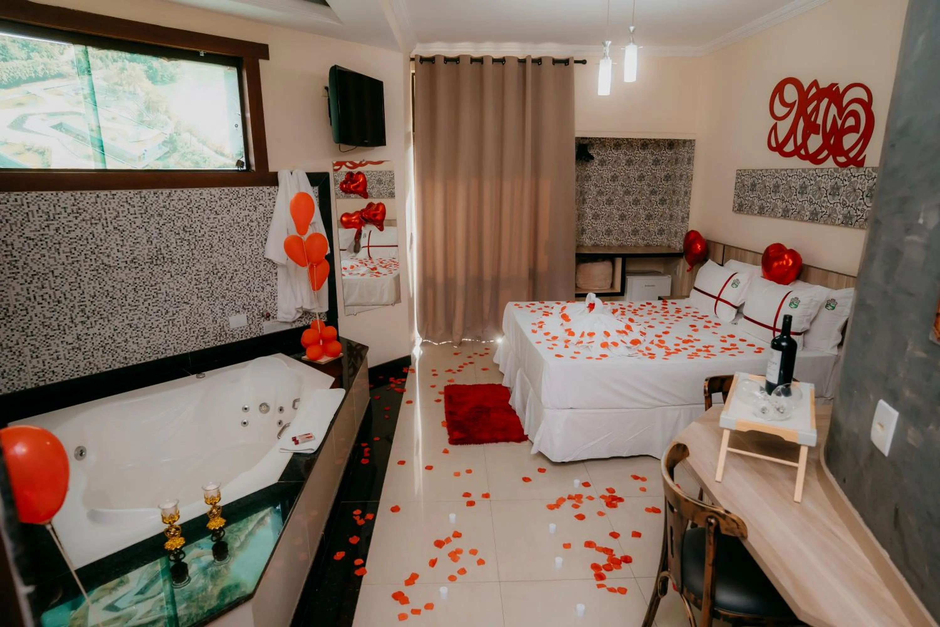 Bed in Estrada Real Palace Hotel