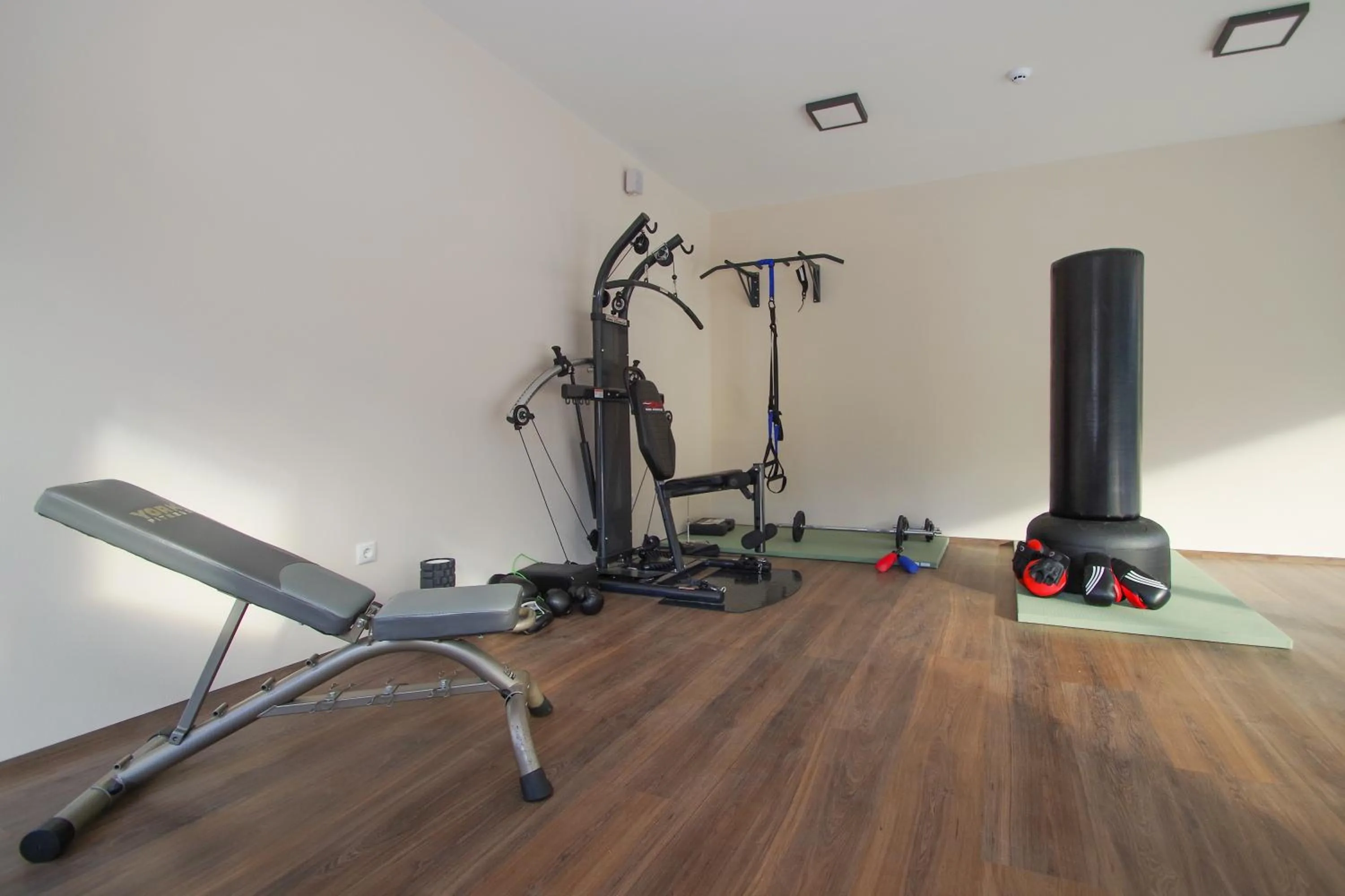 Fitness centre/facilities in Apartment Hotel Christine
