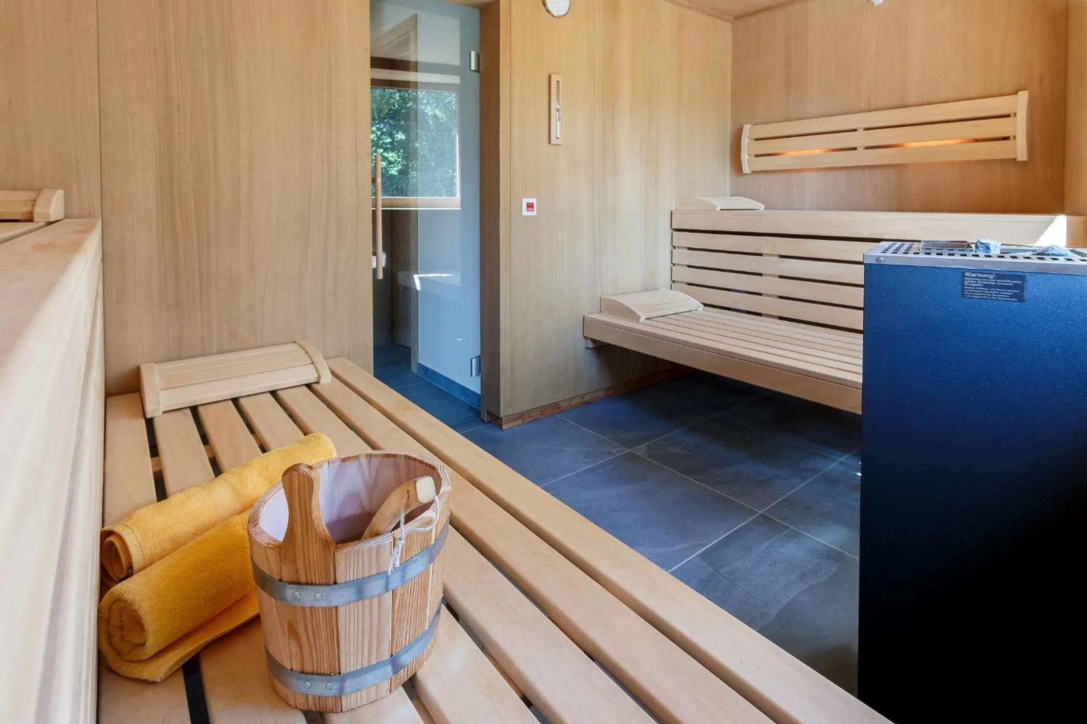 Sauna in Apartment Hotel Christine