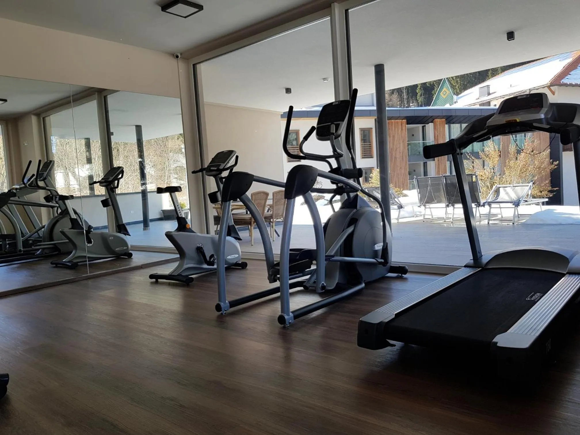 Fitness centre/facilities in Apartment Hotel Christine