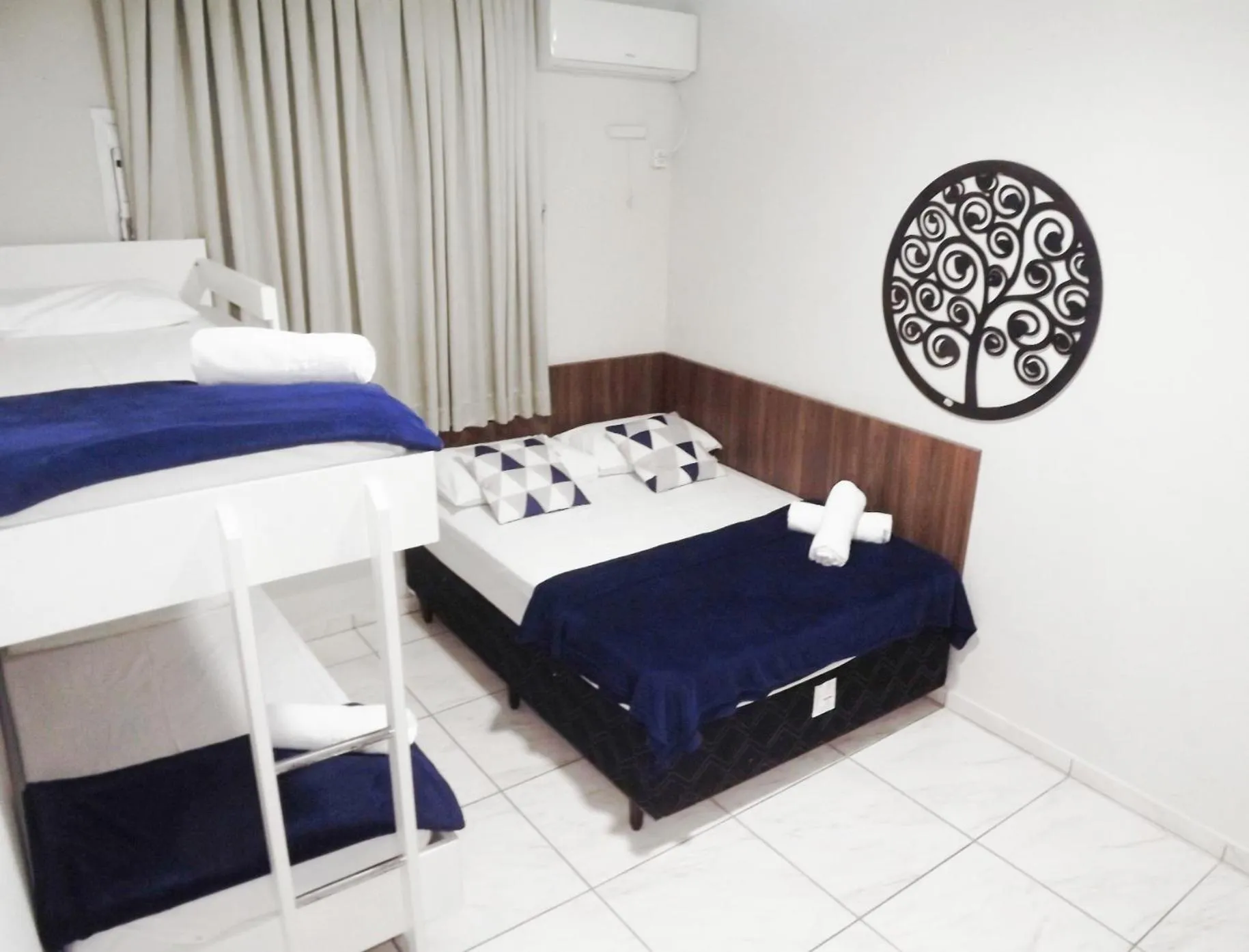 Bed in Pousada do Pescador